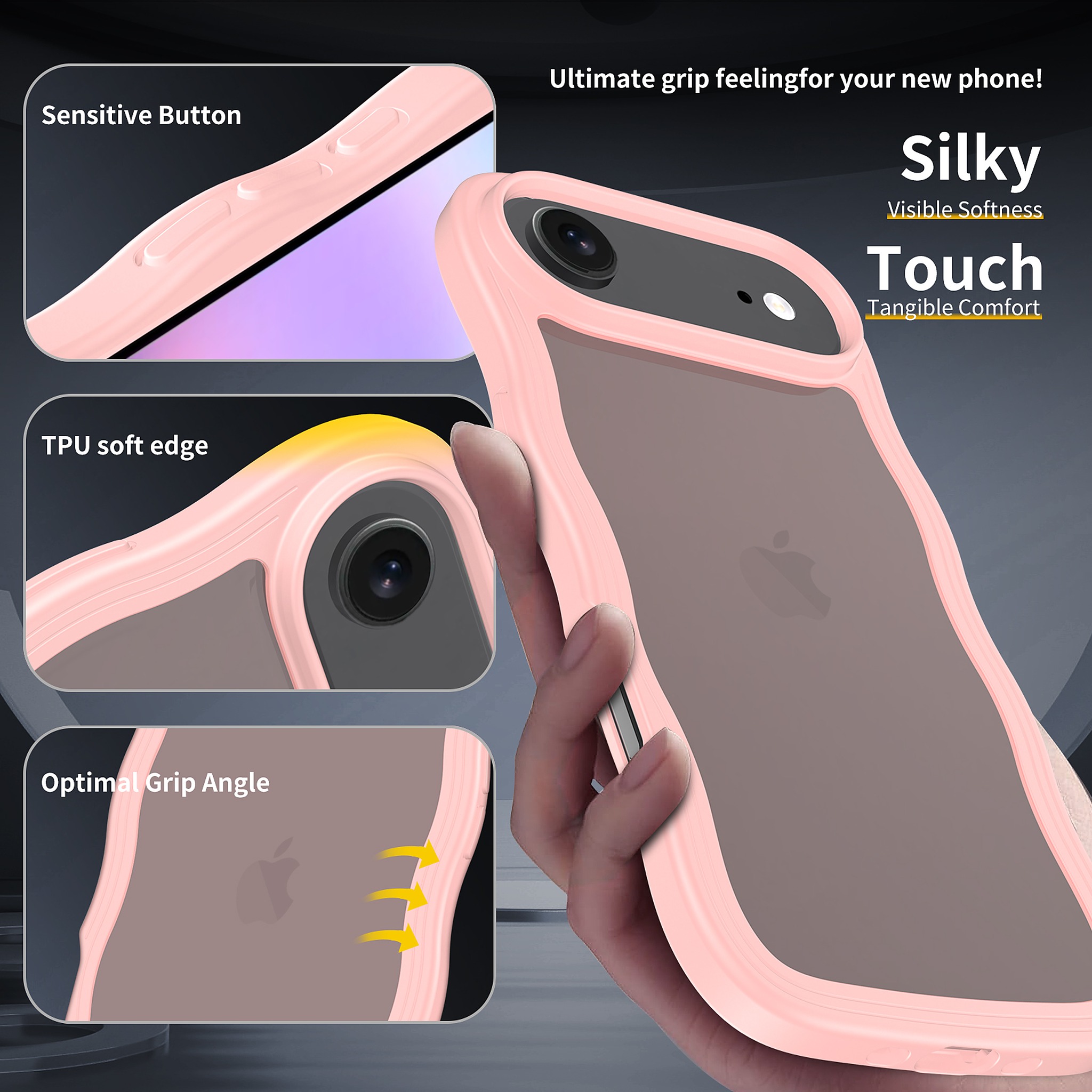 SendaFit Wavy Matte Two-in-One Case for iPhone 17 Air detail 13