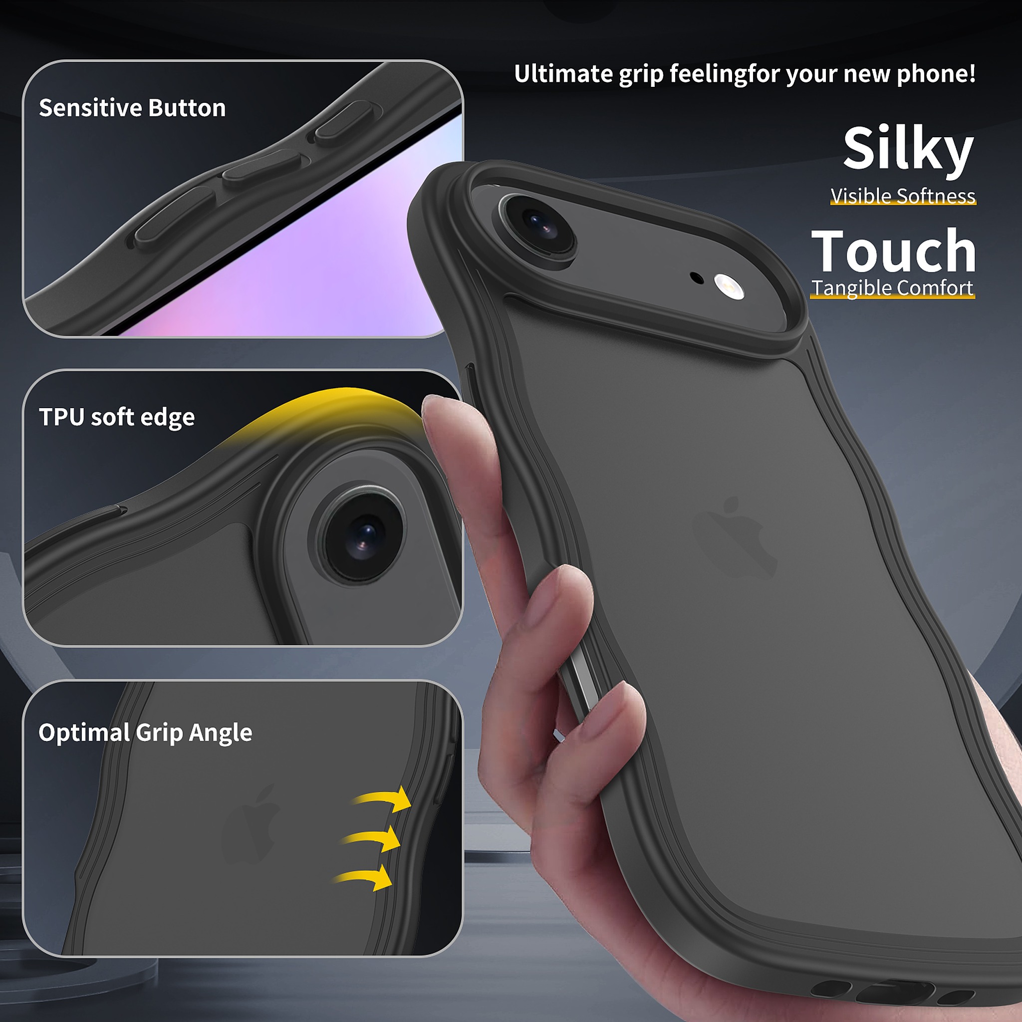 SendaFit Wavy Matte Two-in-One Case for iPhone 17 Air detail 23