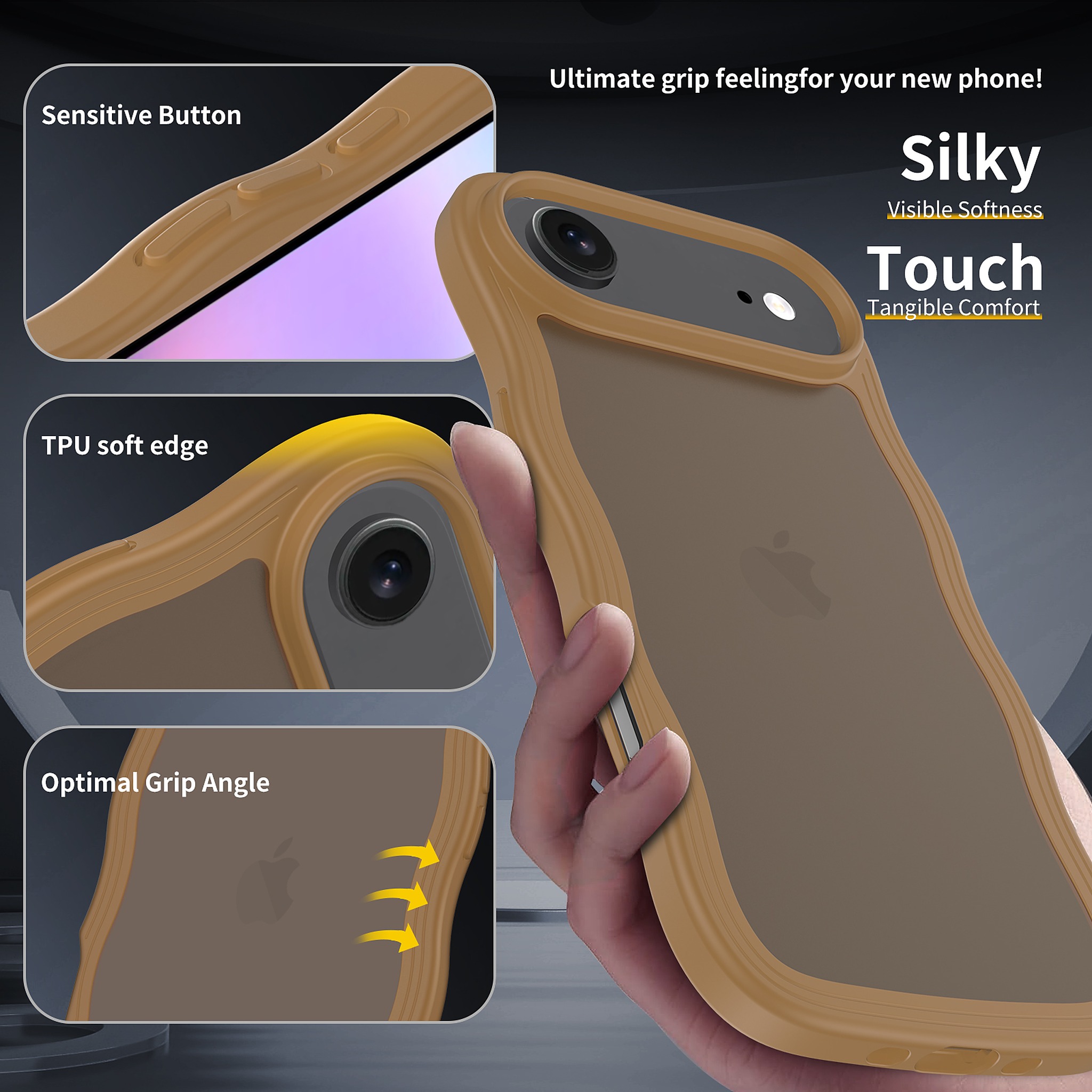 SendaFit Wavy Matte Two-in-One Case for iPhone 17 Air detail 3