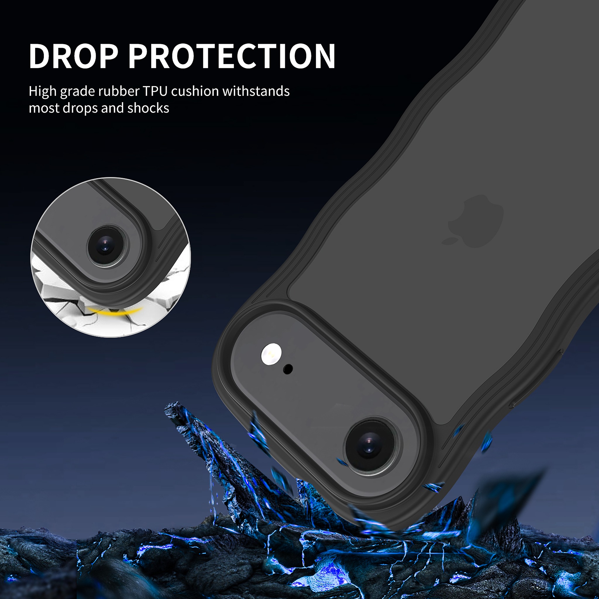 SendaFit Wavy Matte Two-in-One Case for iPhone 17 Air detail 4
