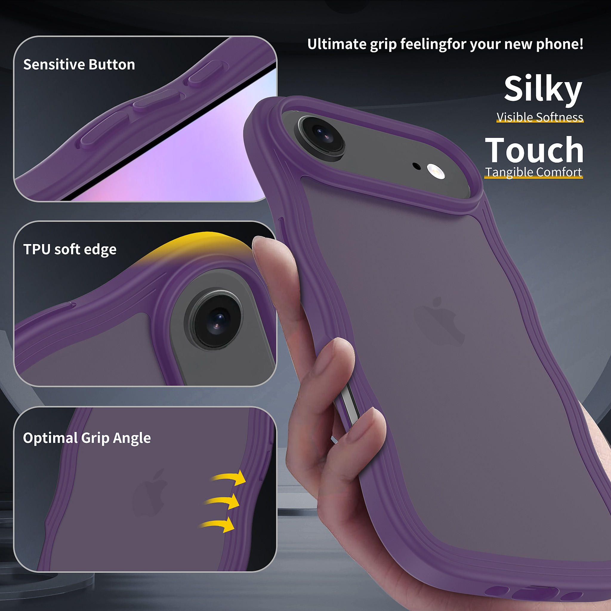 SendaFit Wavy Matte Two-in-One Case for iPhone 17 Air detail 9