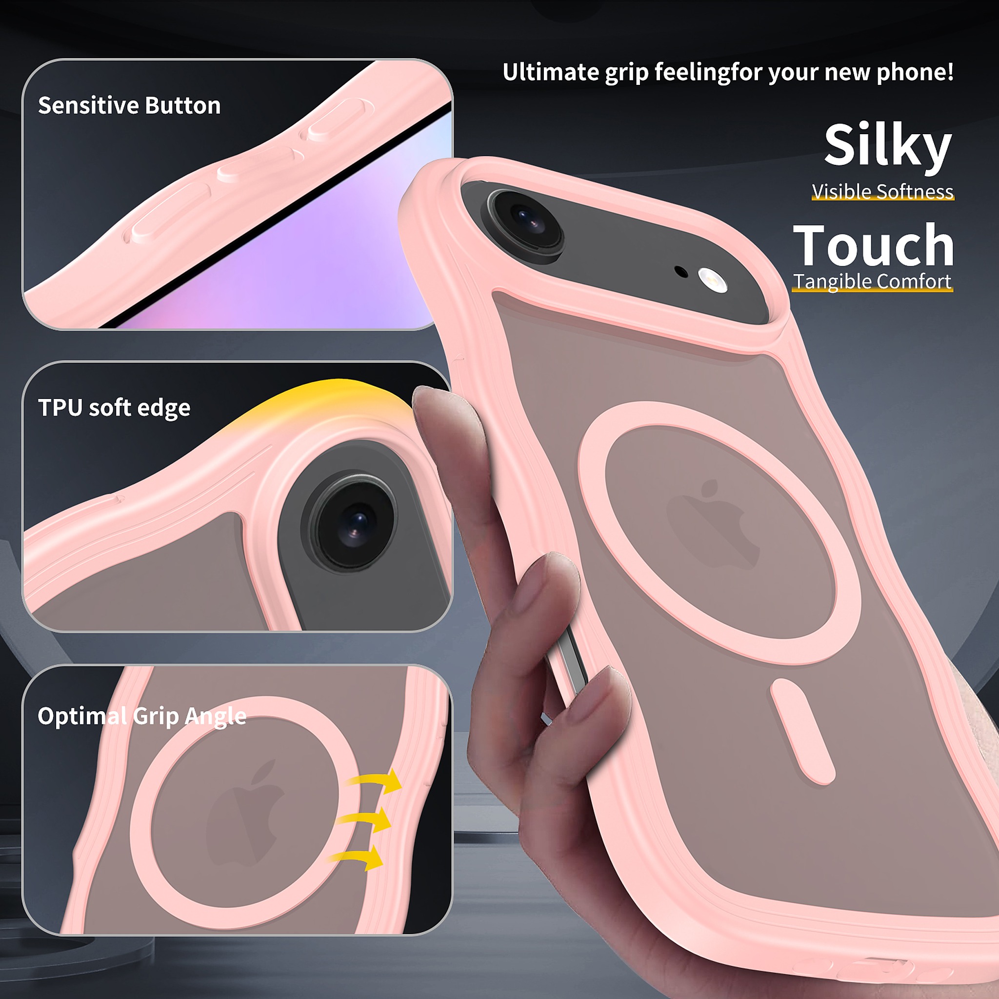 SendaFit Wavy Matte Two-in-One MagSafe Case for iPhone 17 Air detail 11
