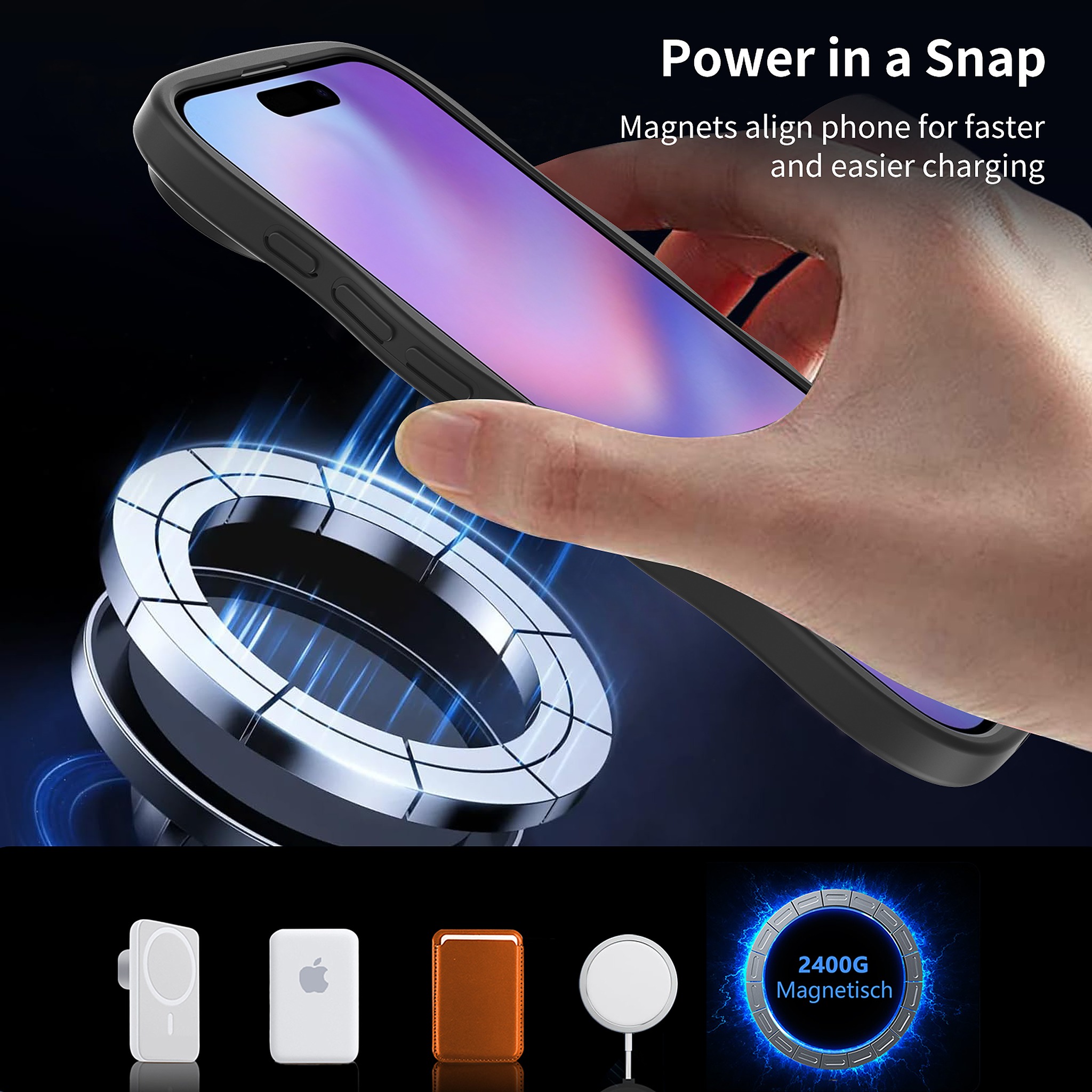 SendaFit Wavy Matte Two-in-One MagSafe Case for iPhone 17 Air detail 19