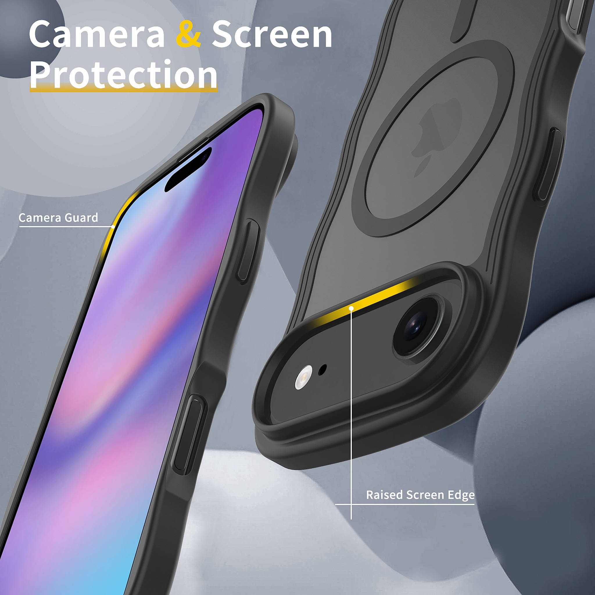 SendaFit Wavy Matte Two-in-One MagSafe Case for iPhone 17 Air detail 21