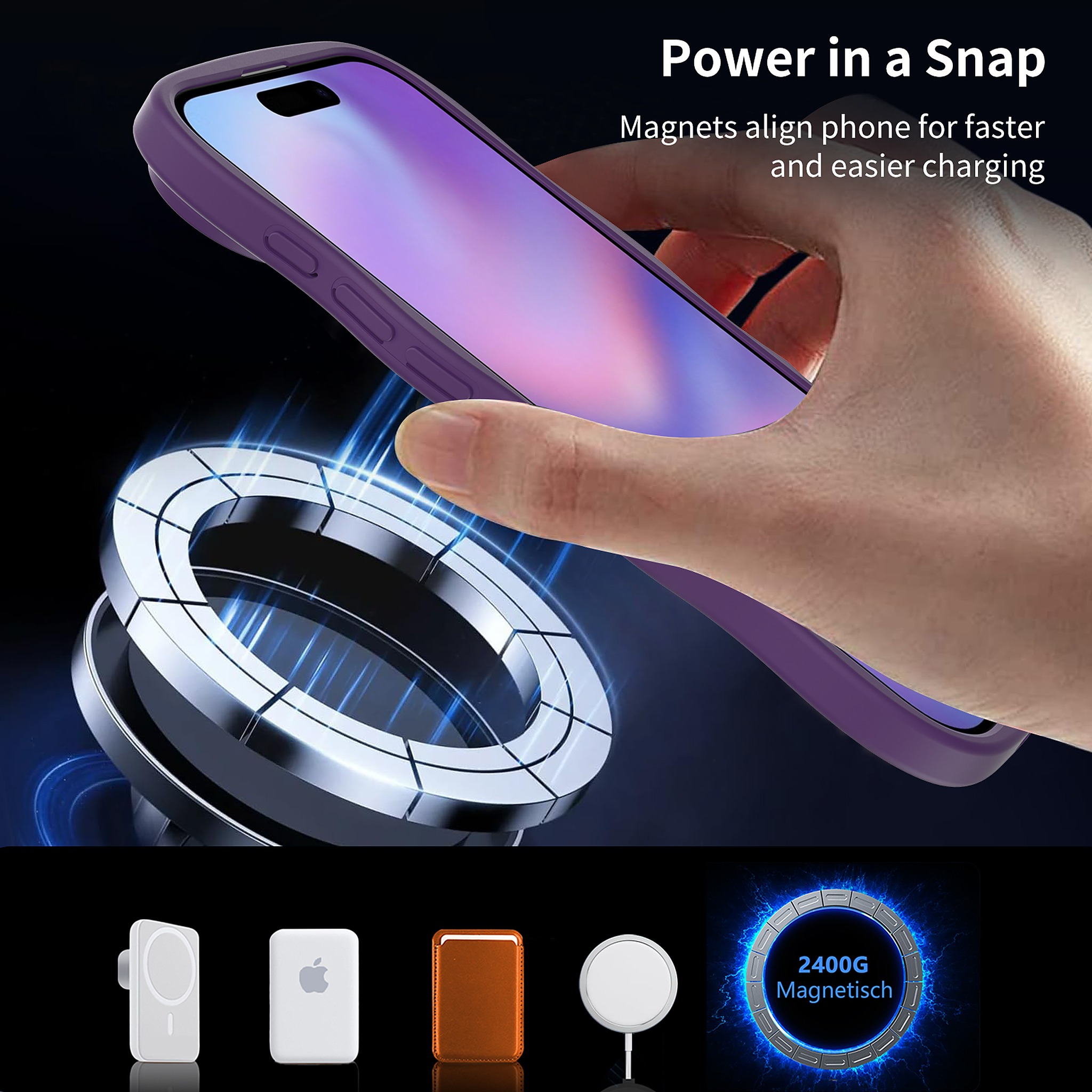 SendaFit Wavy Matte Two-in-One MagSafe Case for iPhone 17 Air detail 22