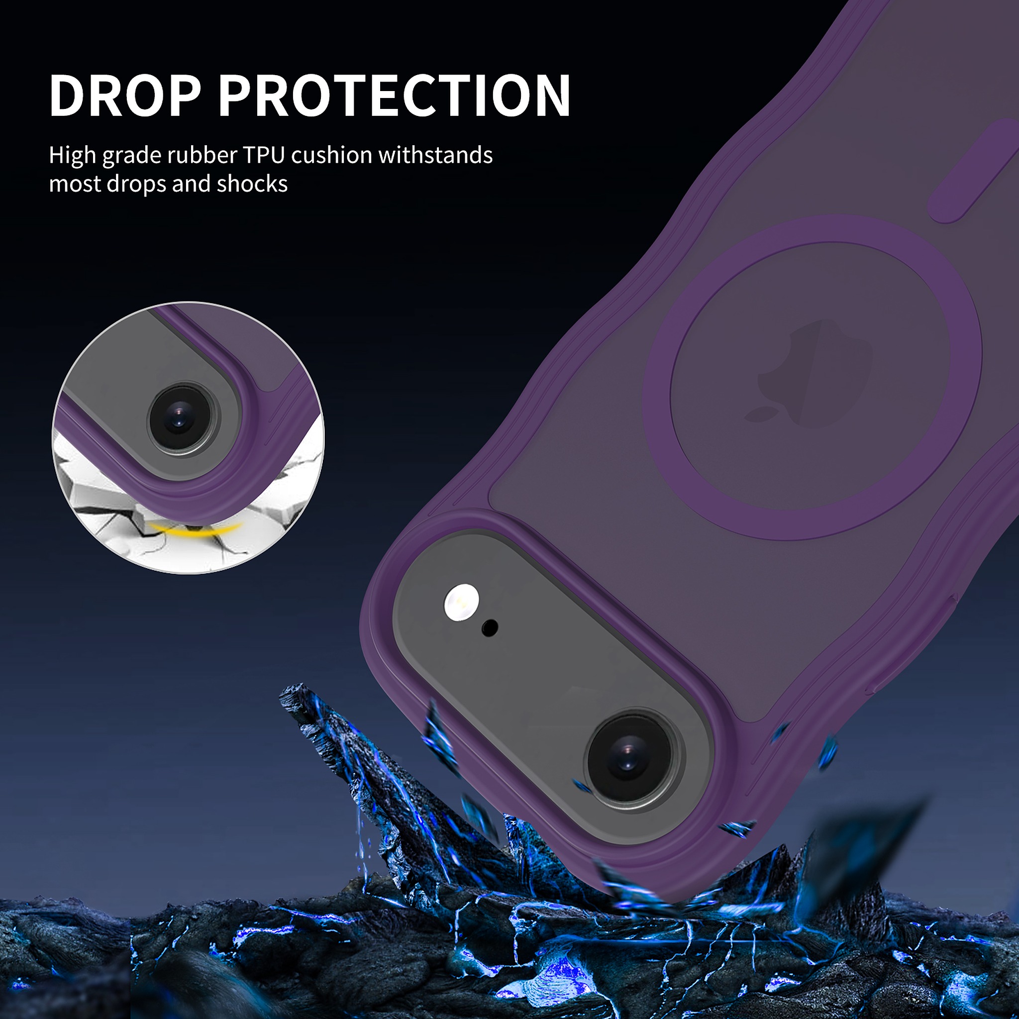 SendaFit Wavy Matte Two-in-One MagSafe Case for iPhone 17 Air detail 28