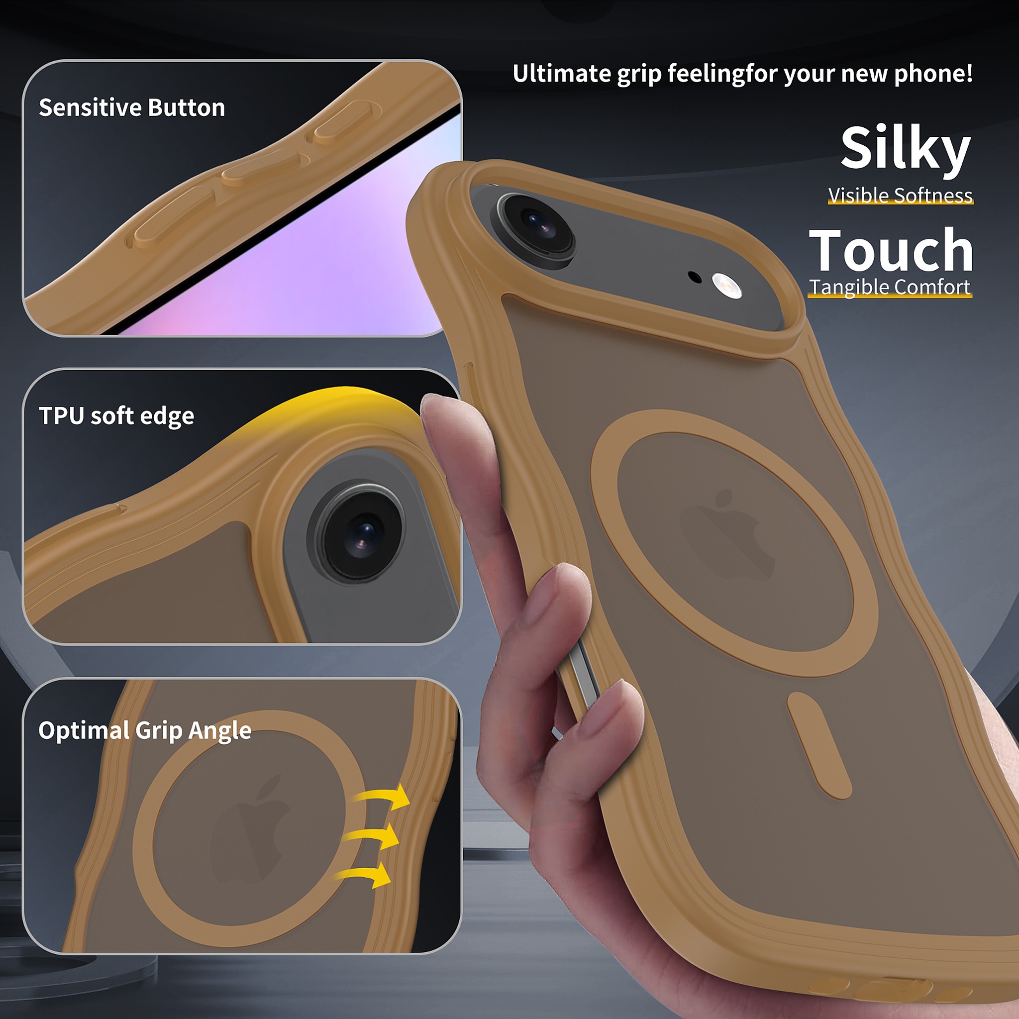 SendaFit Wavy Matte Two-in-One MagSafe Case for iPhone 17 Air detail 4