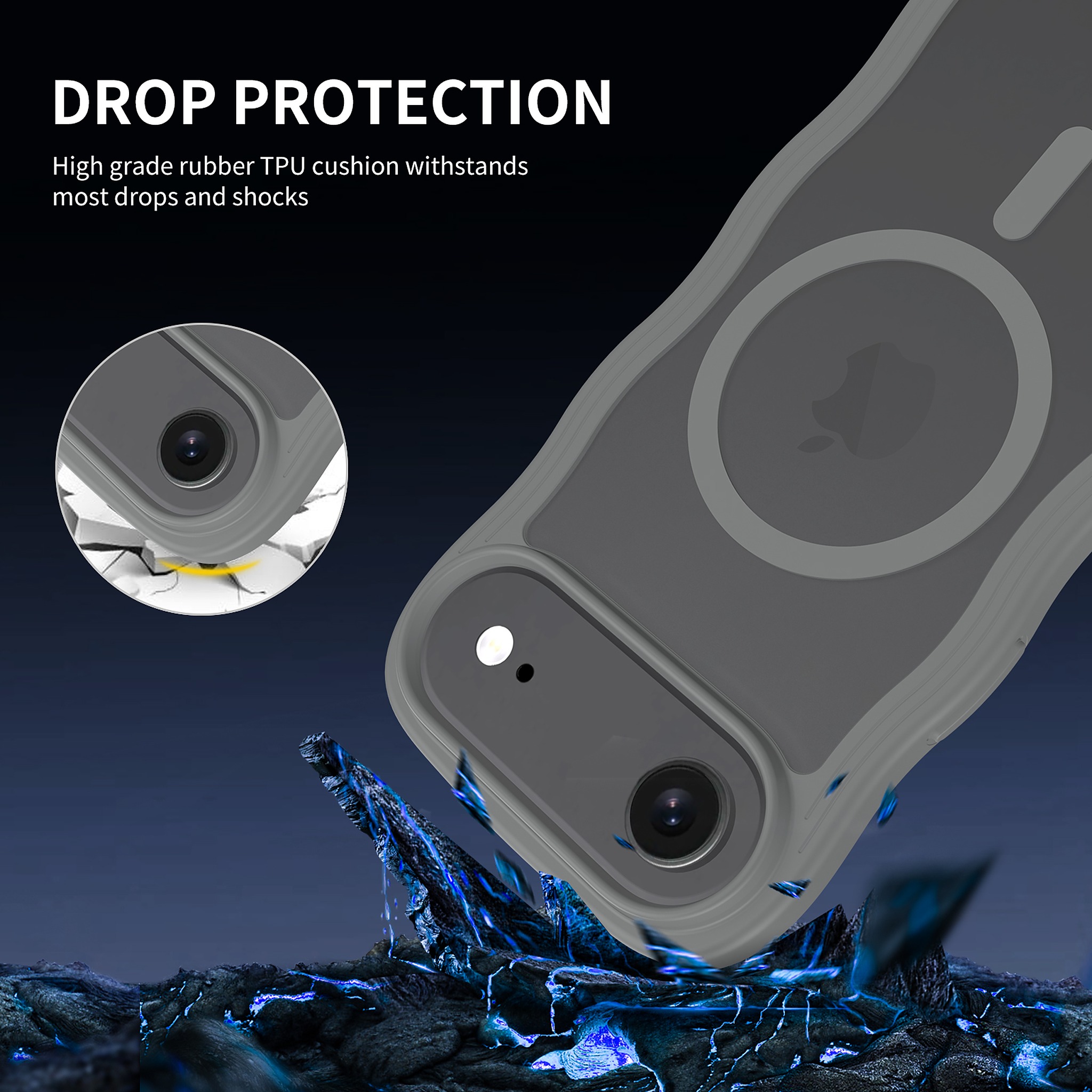 SendaFit Wavy Matte Two-in-One MagSafe Case for iPhone 17 Air detail 8