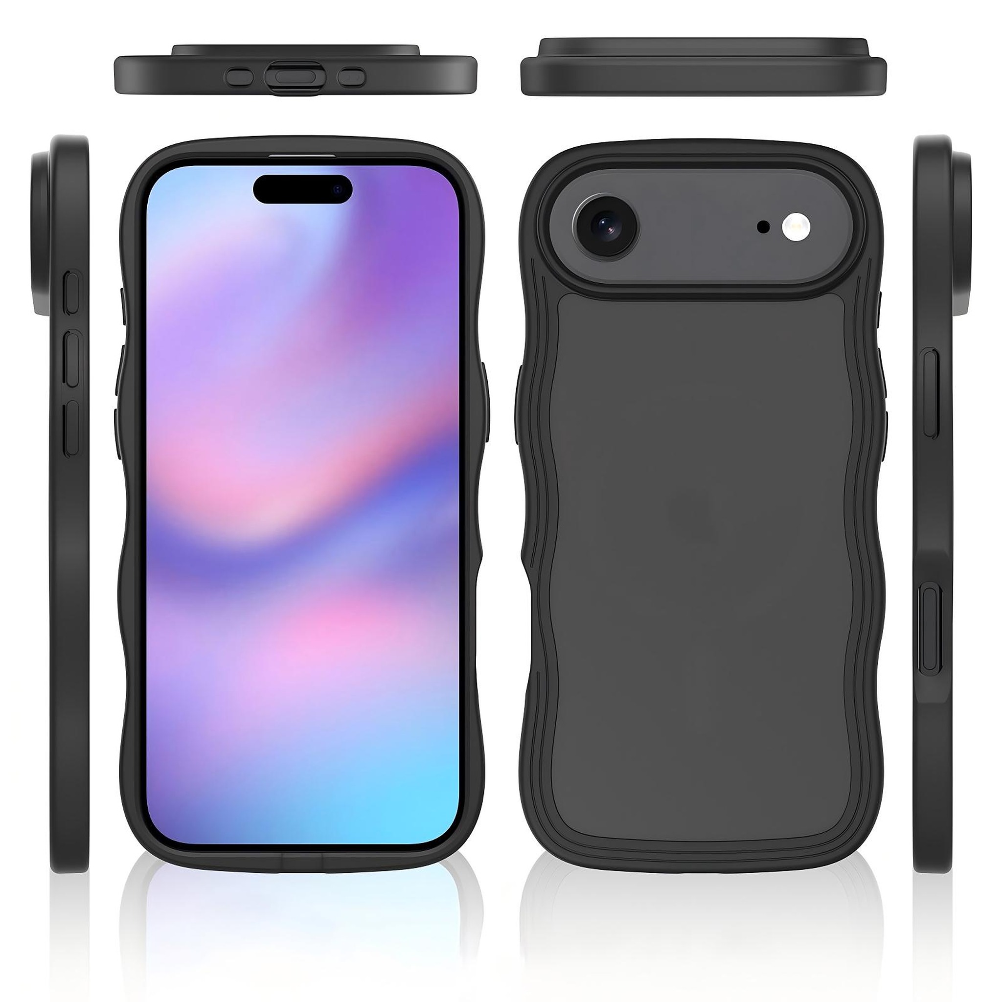 SendaFit Wavy Matte Two-in-One MagSafe Case for iPhone 17 Air