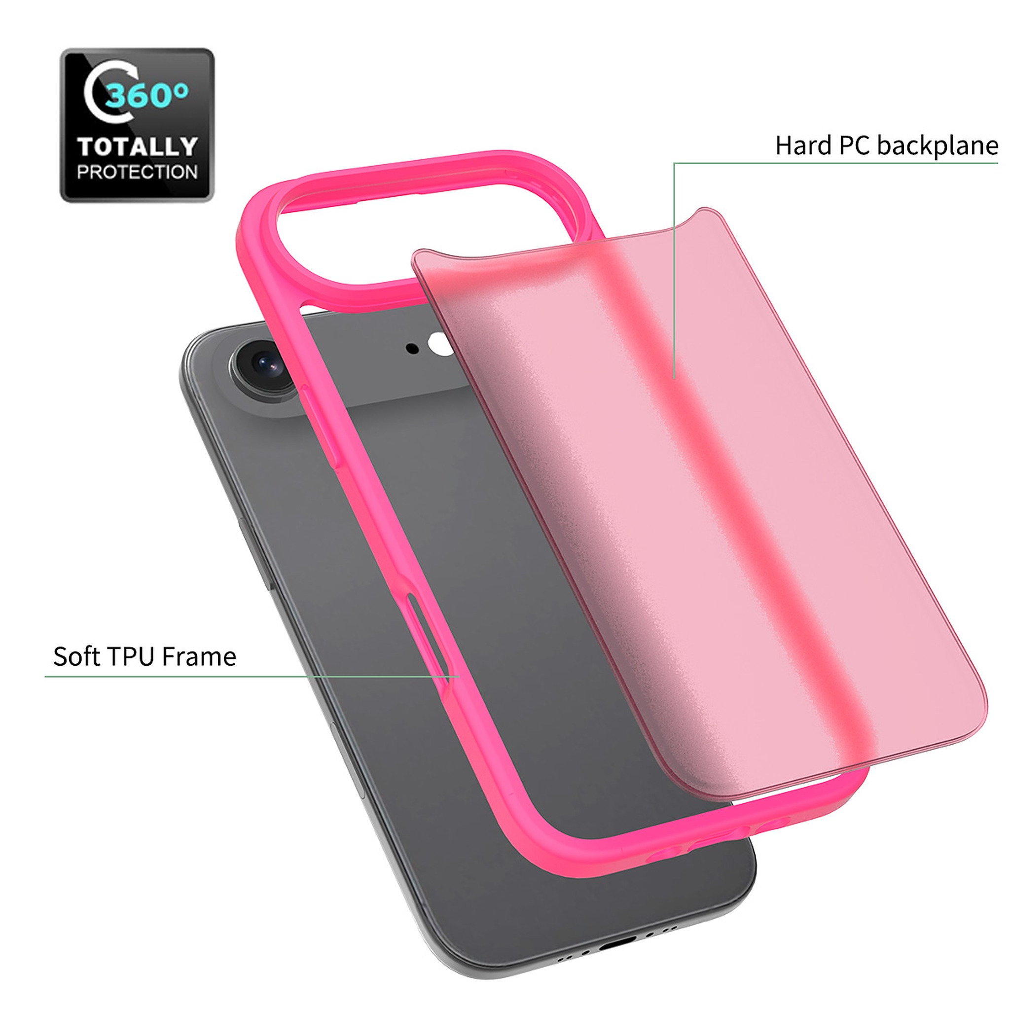 SendaFit Matte Skin-Feel Two-in-One Case for iPhone 17 Air detail 37