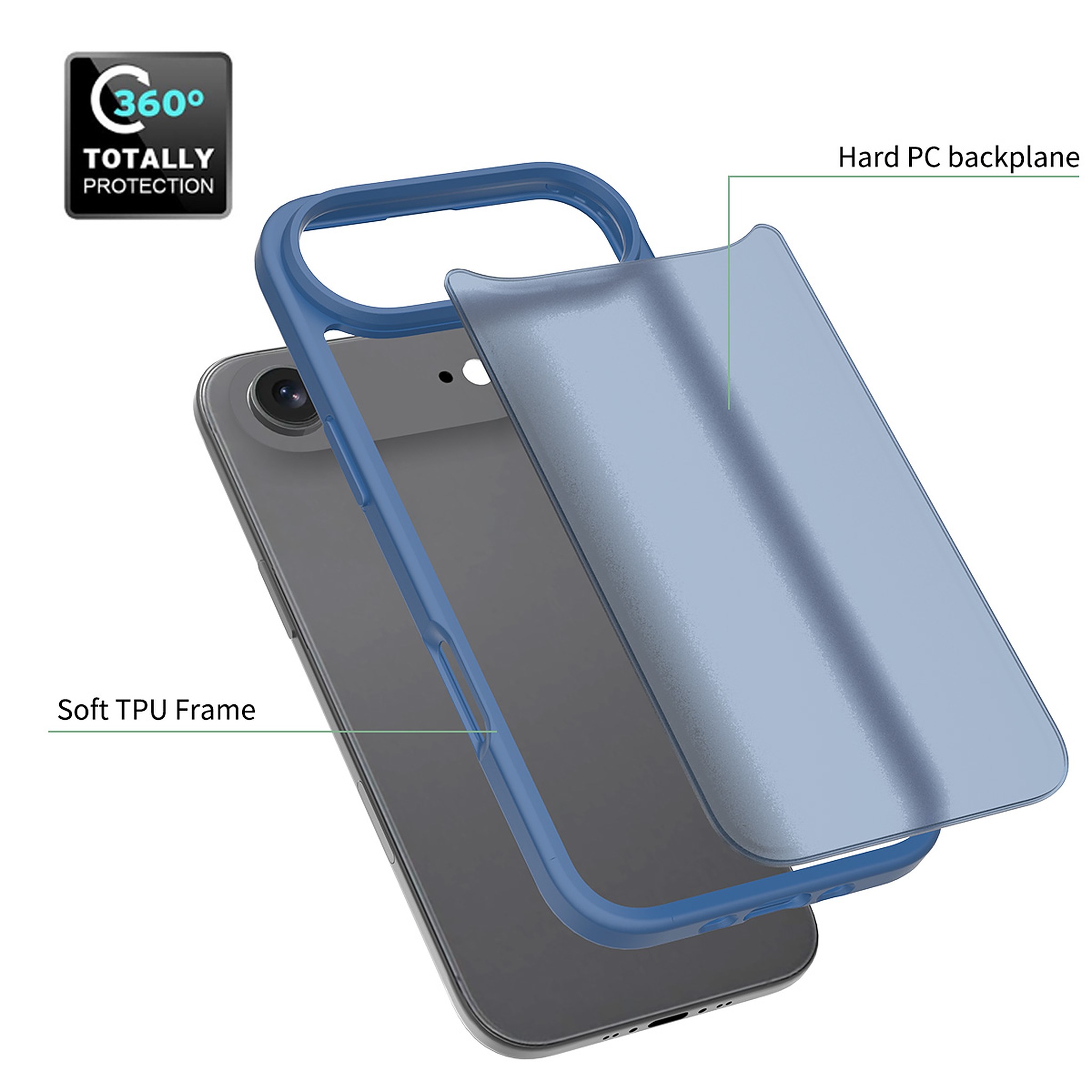 SendaFit Matte Skin-Feel Two-in-One Case for iPhone 17 Air detail 40