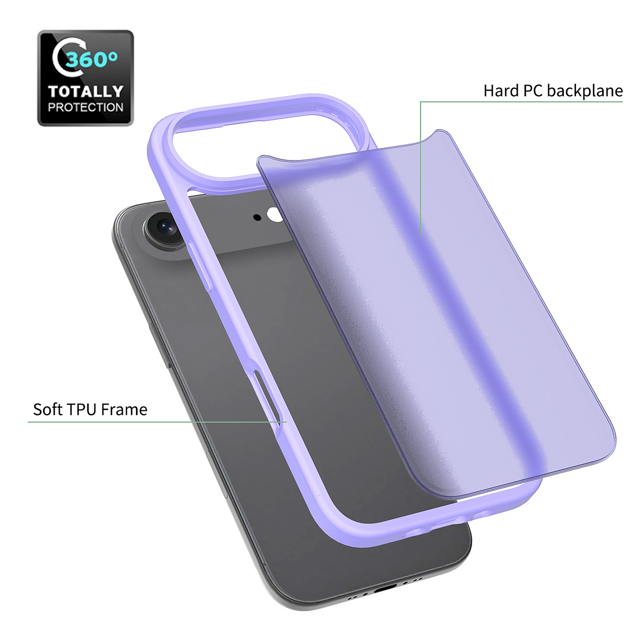 SendaFit Matte Skin-Feel Two-in-One Case for iPhone 17 Air detail 41