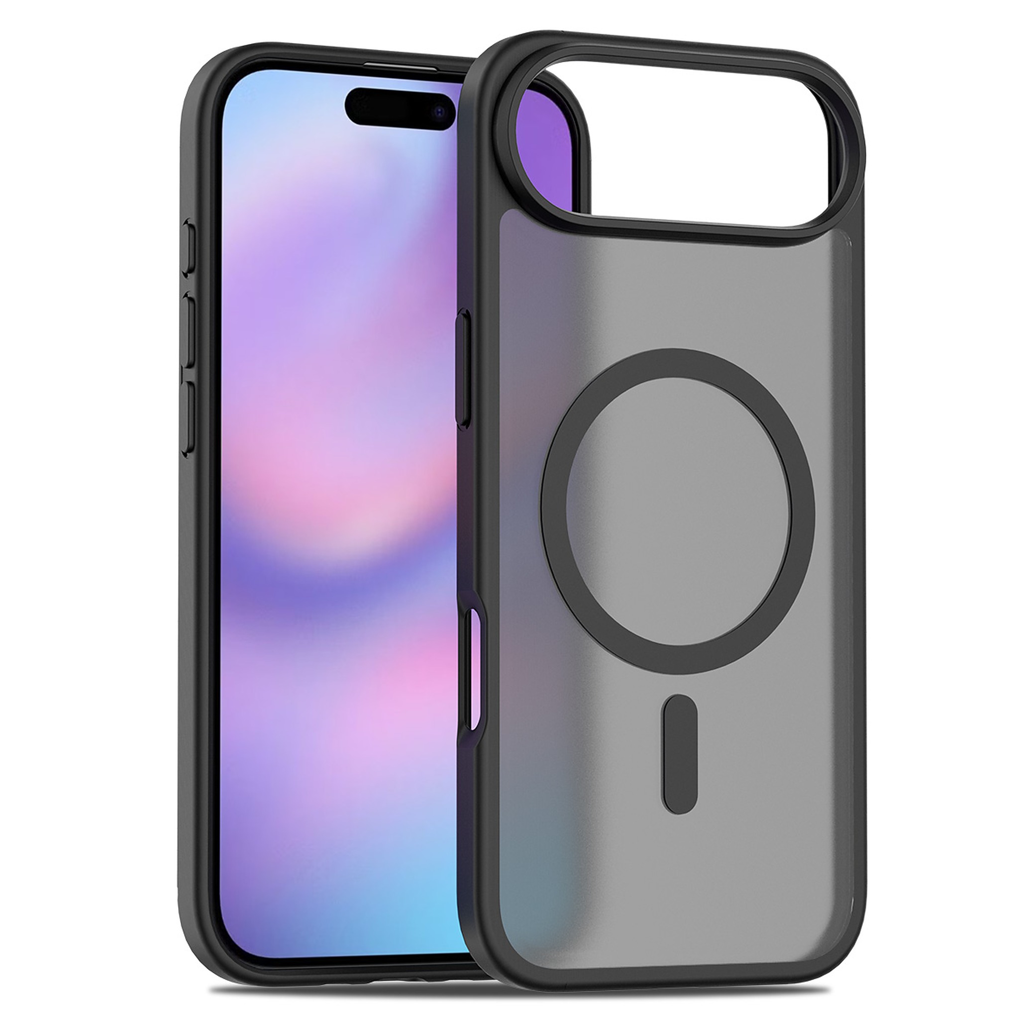 SendaFit Matte Skin-Feel Two-in-One MagSafe Case for iPhone 17 Air - Matte Black