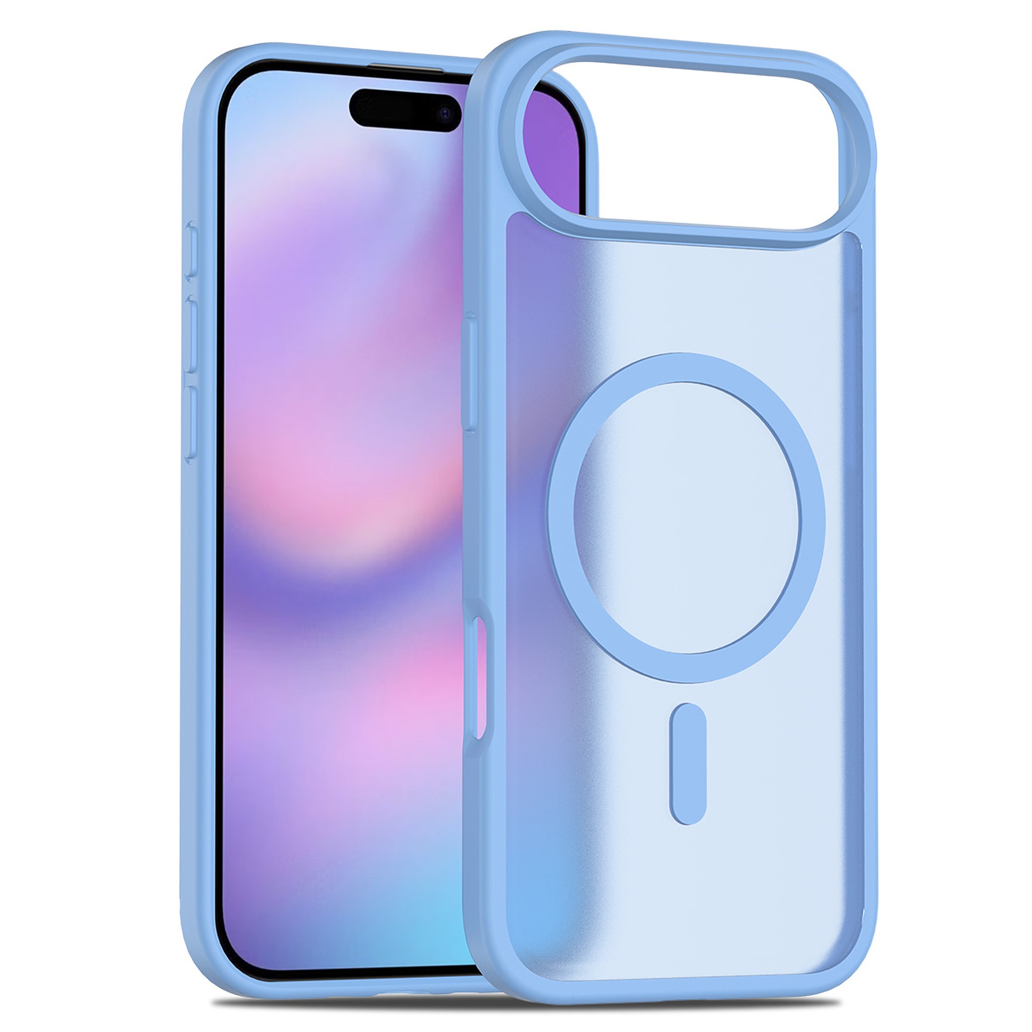 SendaFit Matte Skin-Feel Two-in-One MagSafe Case for iPhone 17 Air - Sierra Blue