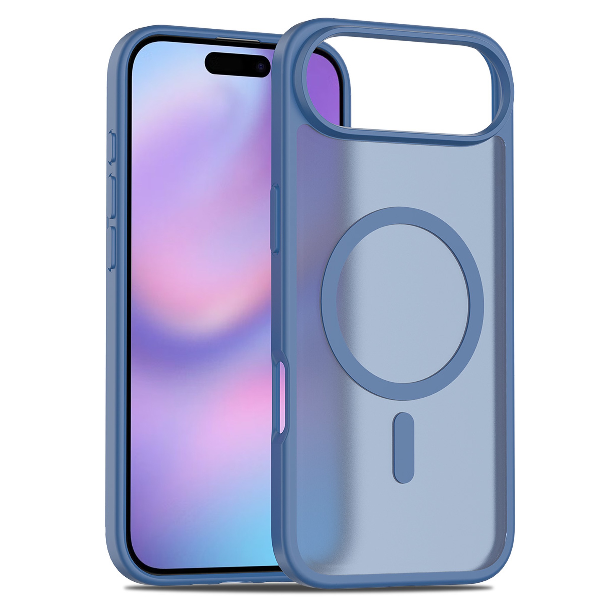 SendaFit Matte Skin-Feel Two-in-One MagSafe Case for iPhone 17 Air - Royal Blue