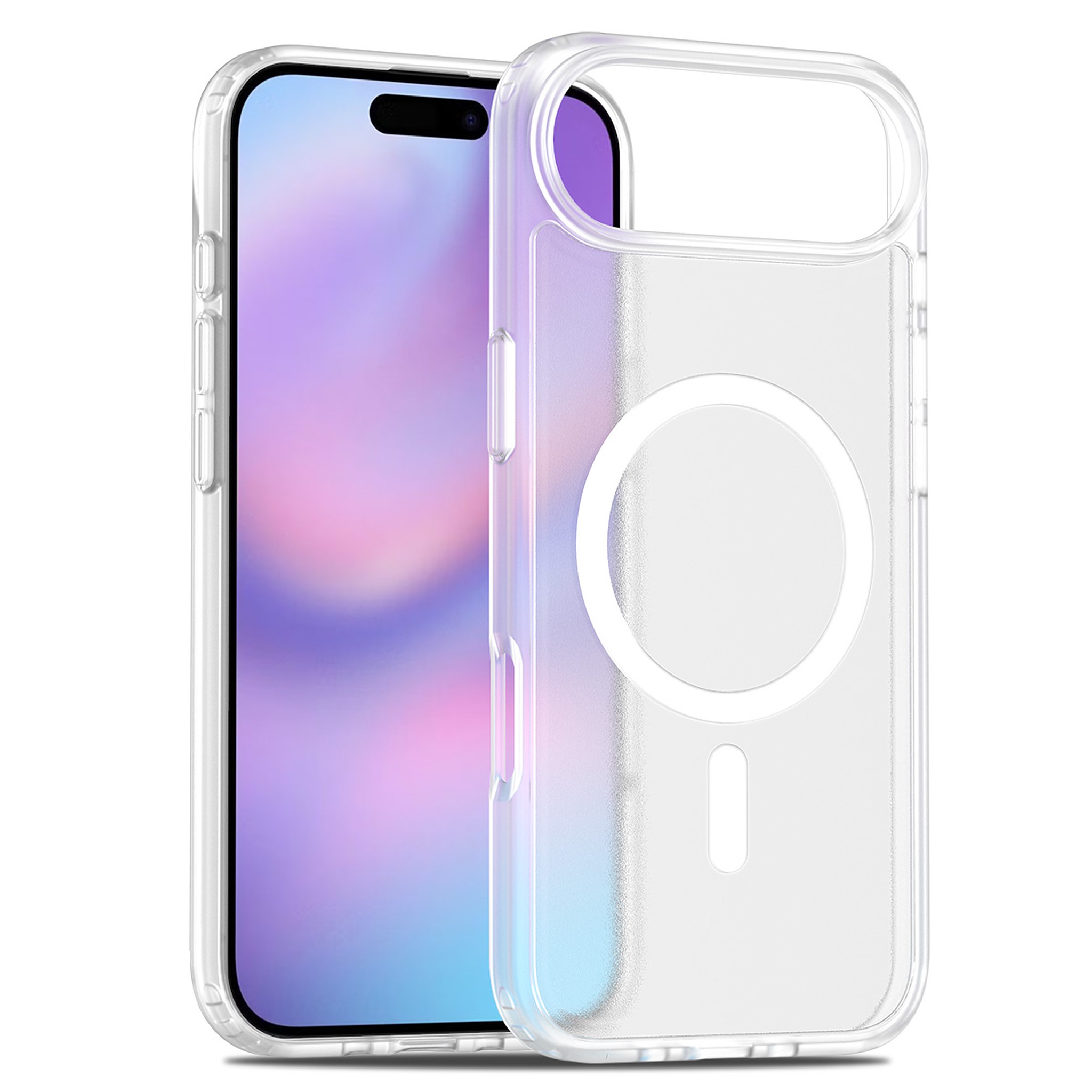 SendaFit Matte Skin-Feel Two-in-One MagSafe Case for iPhone 17 Air - Frosted Clear