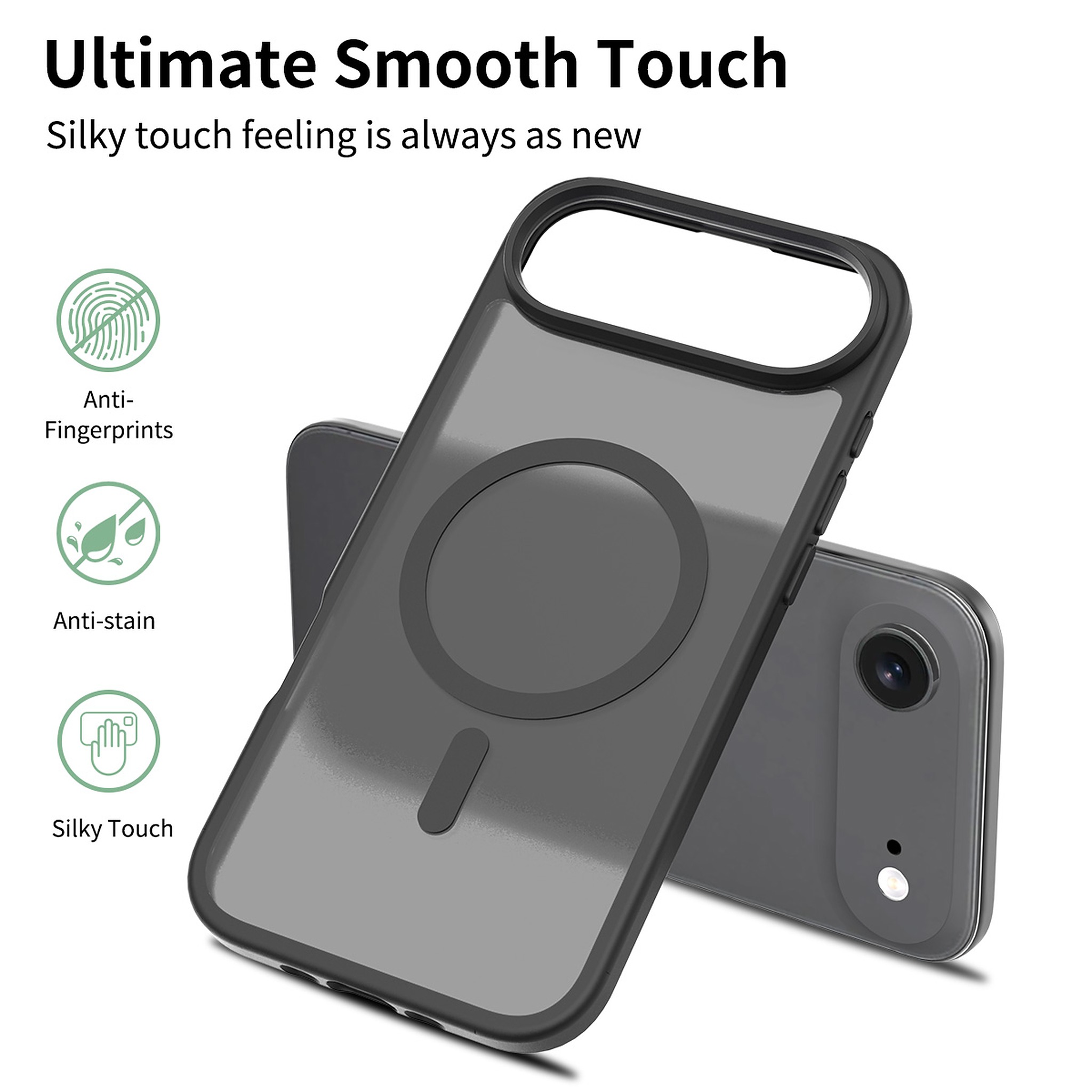 SendaFit Matte Skin-Feel Two-in-One MagSafe Case for iPhone 17 Air detail 1