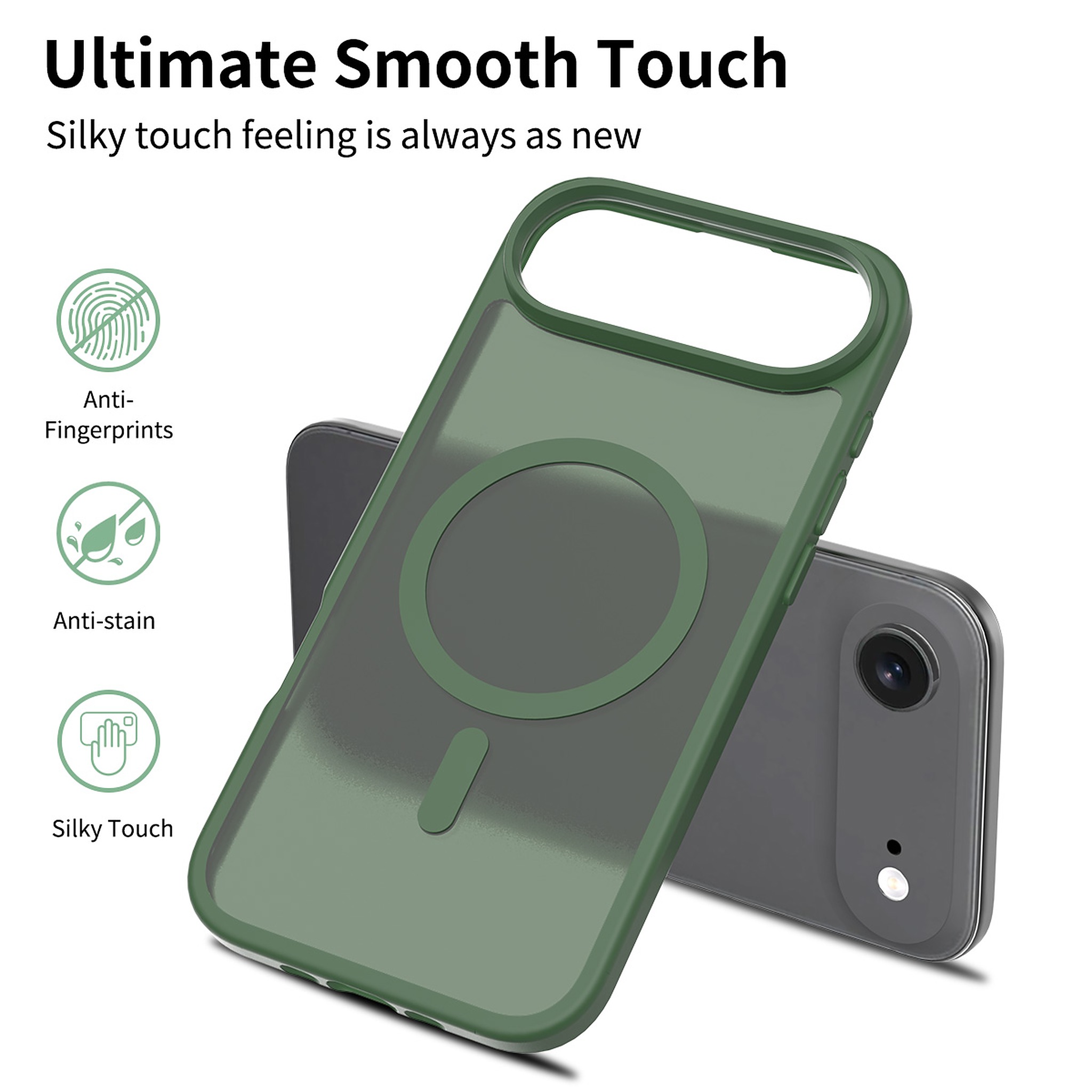 SendaFit Matte Skin-Feel Two-in-One MagSafe Case for iPhone 17 Air detail 10