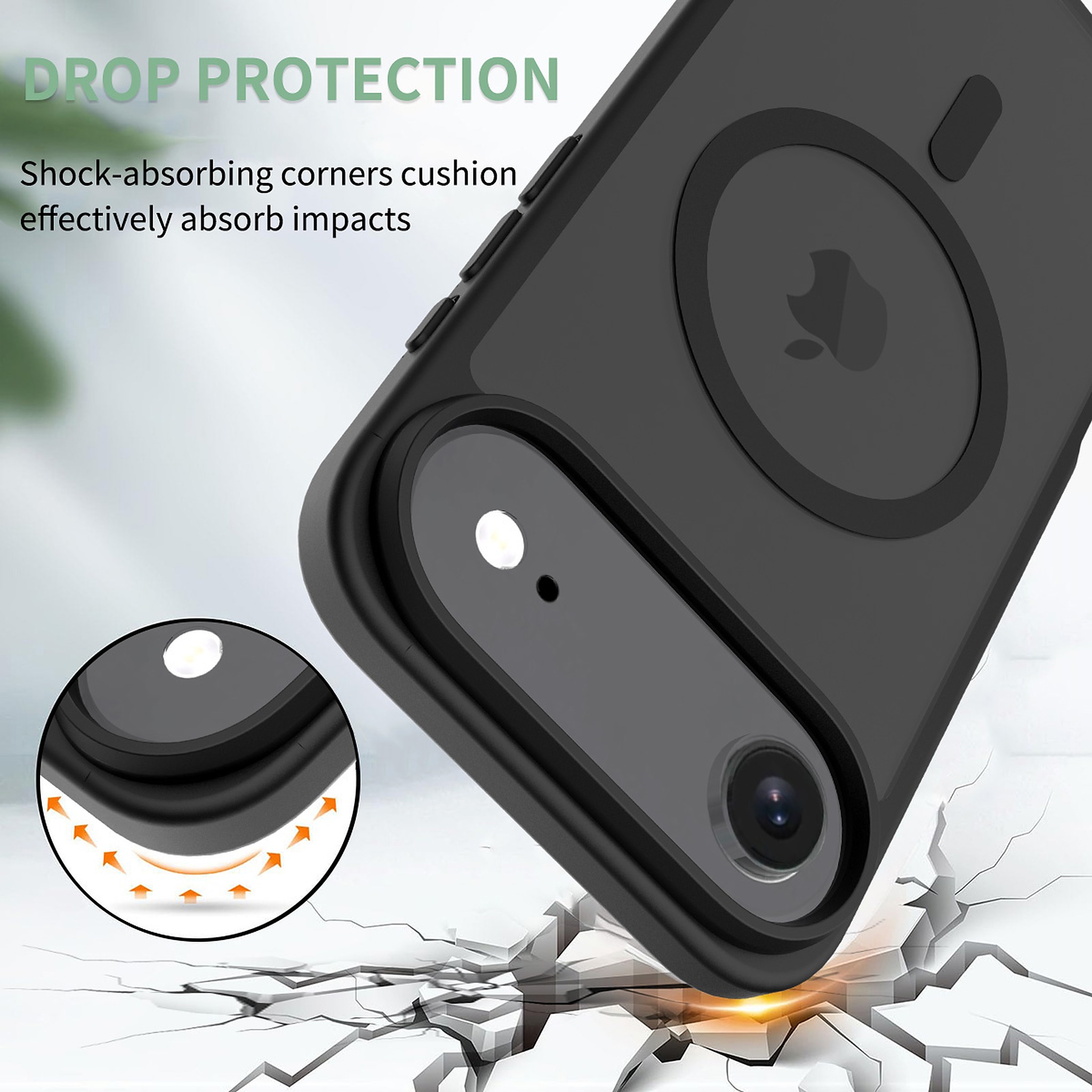 SendaFit Matte Skin-Feel Two-in-One MagSafe Case for iPhone 17 Air detail 12