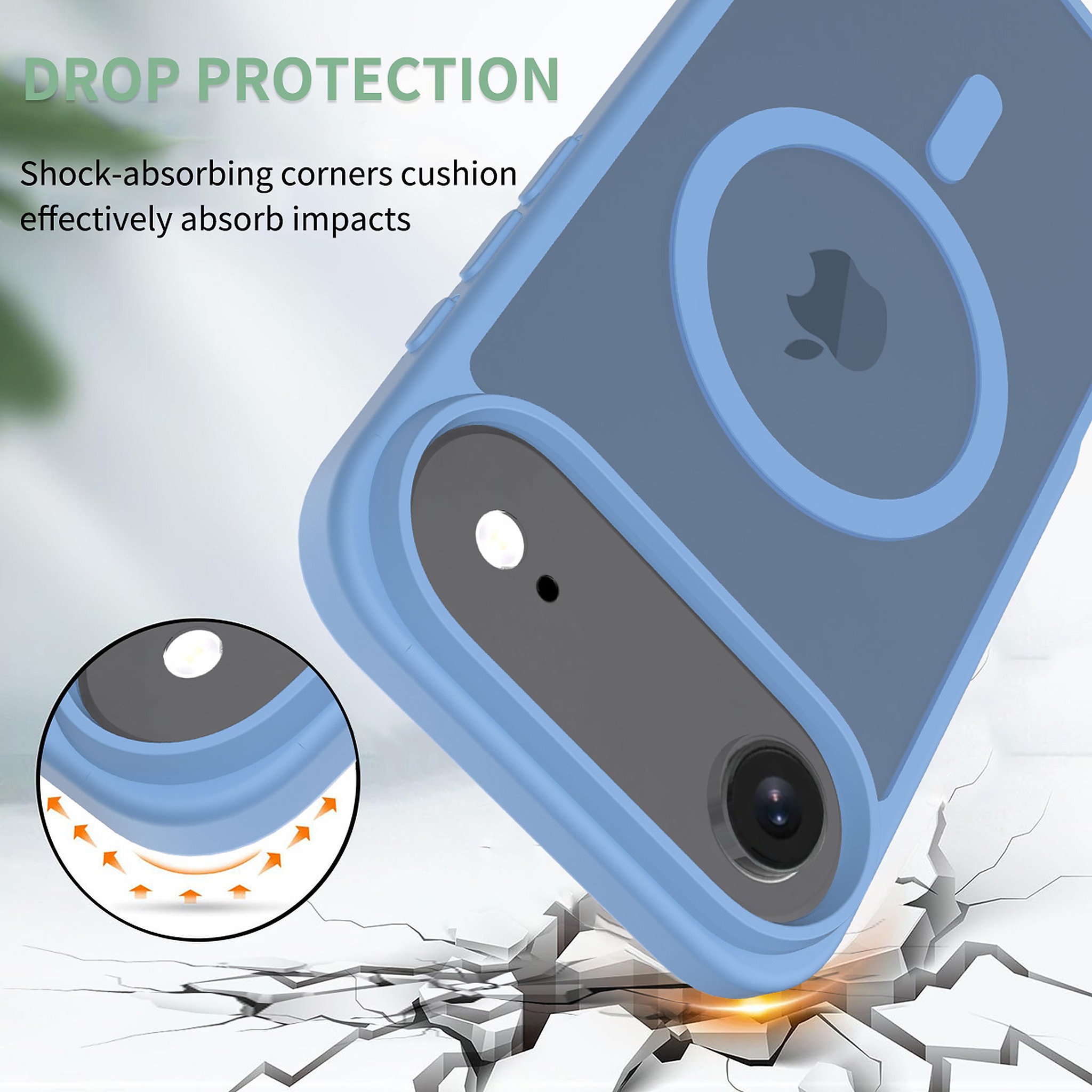 SendaFit Matte Skin-Feel Two-in-One MagSafe Case for iPhone 17 Air detail 13
