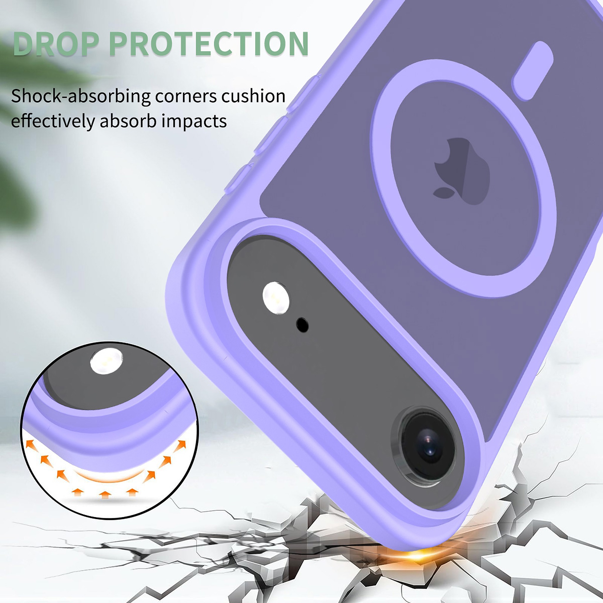SendaFit Matte Skin-Feel Two-in-One MagSafe Case for iPhone 17 Air detail 19