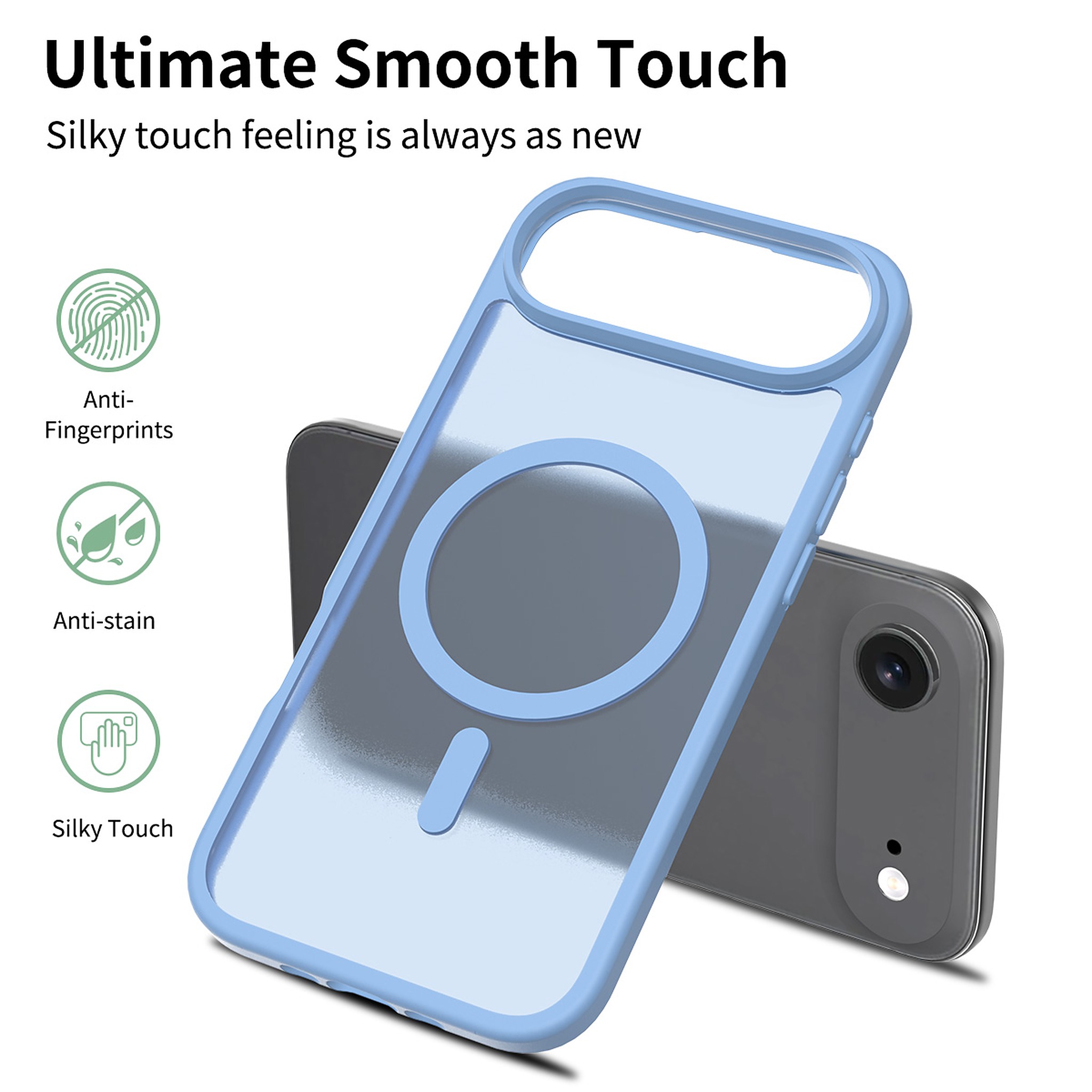SendaFit Matte Skin-Feel Two-in-One MagSafe Case for iPhone 17 Air detail 2