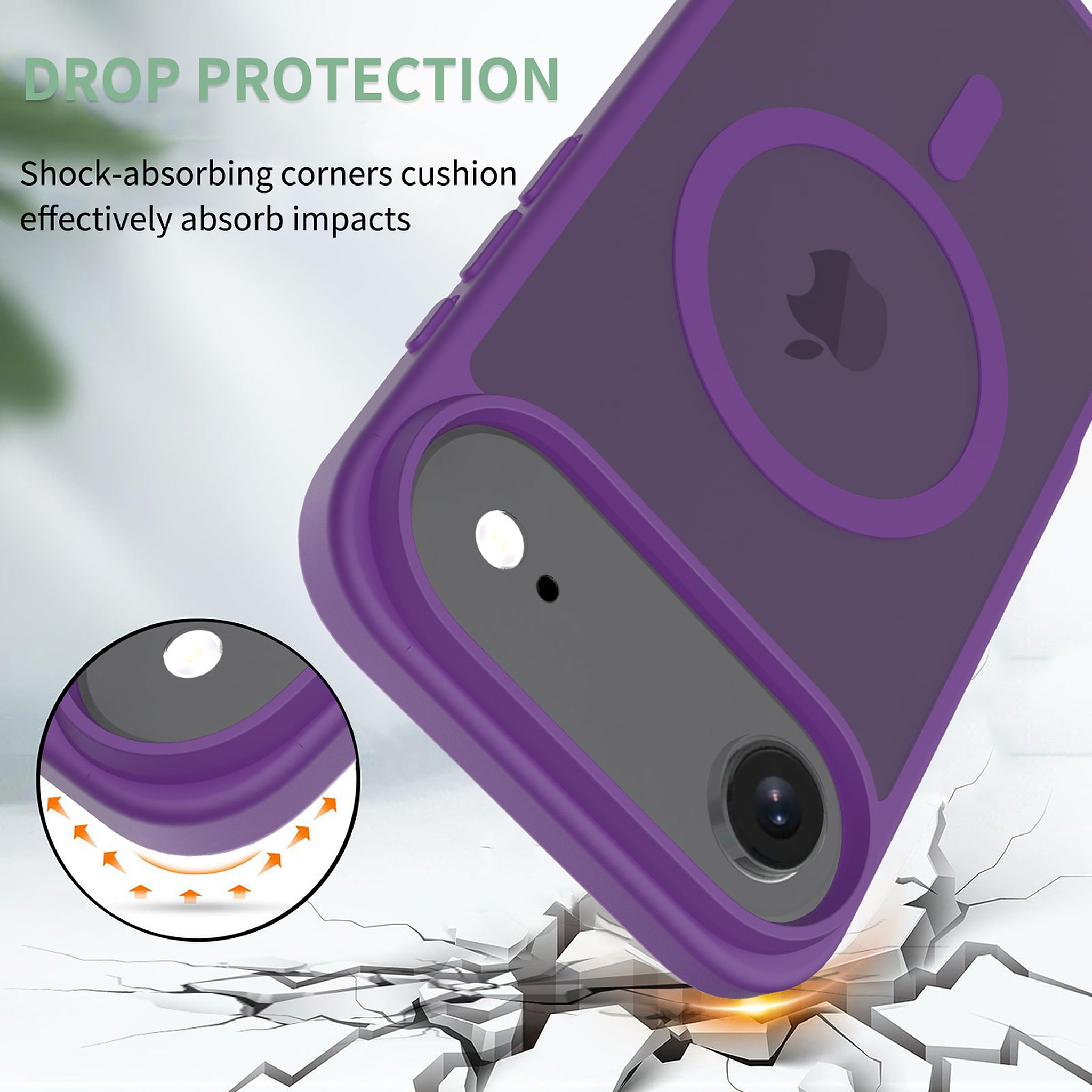 SendaFit Matte Skin-Feel Two-in-One MagSafe Case for iPhone 17 Air detail 20