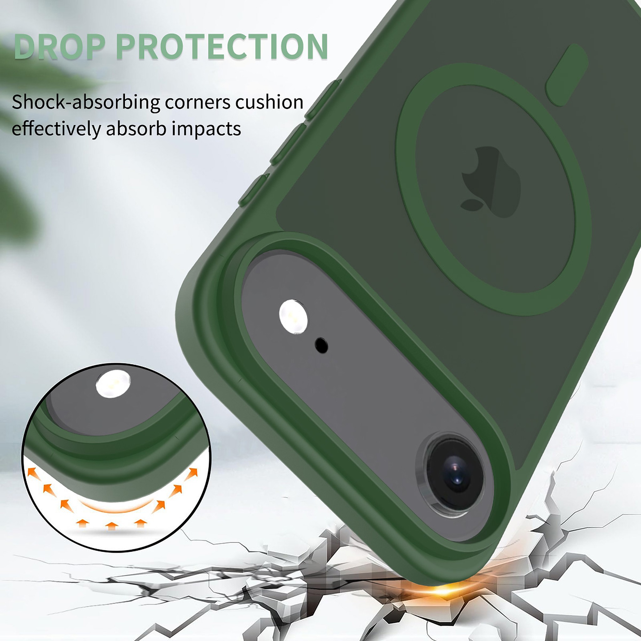 SendaFit Matte Skin-Feel Two-in-One MagSafe Case for iPhone 17 Air detail 21