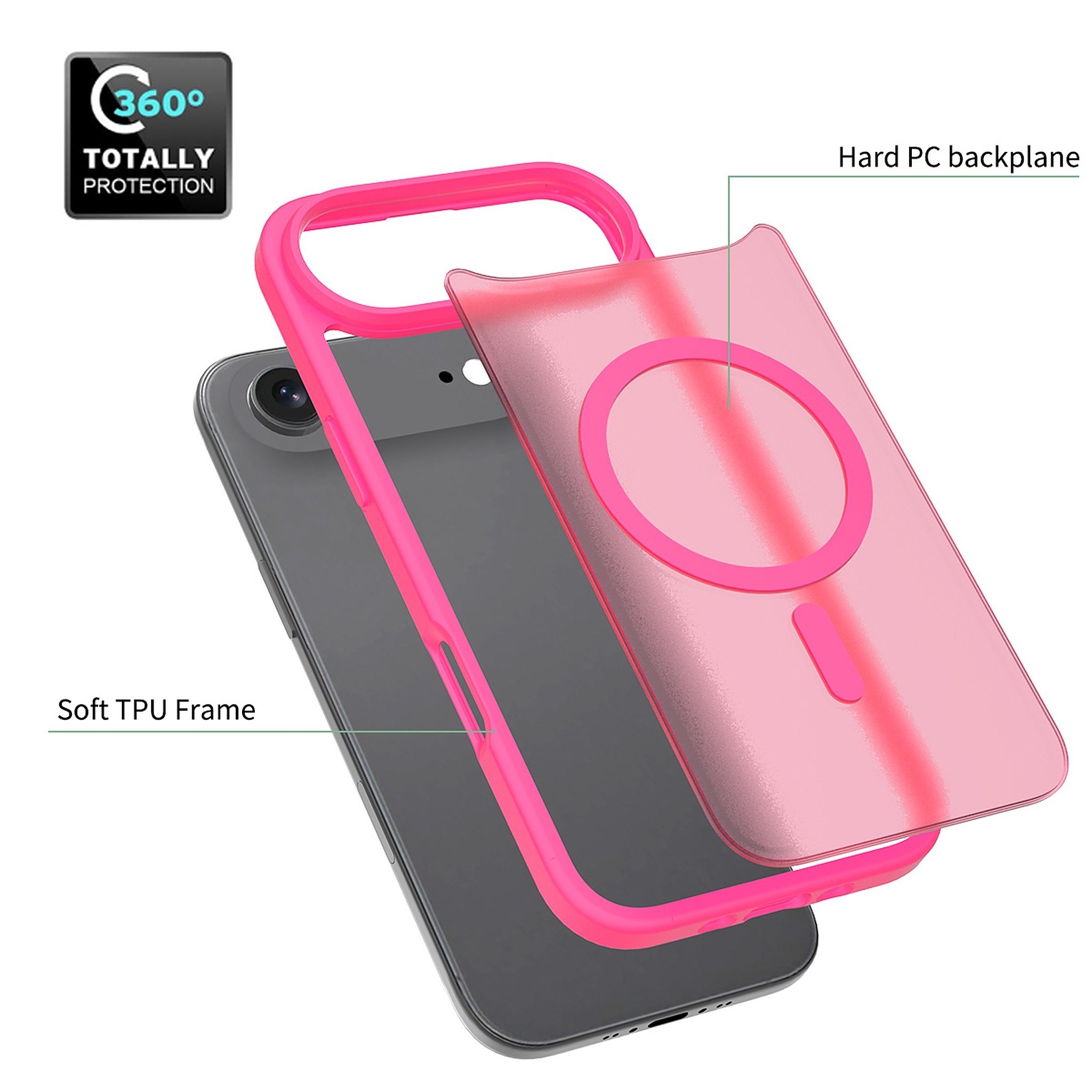 SendaFit Matte Skin-Feel Two-in-One MagSafe Case for iPhone 17 Air detail 25