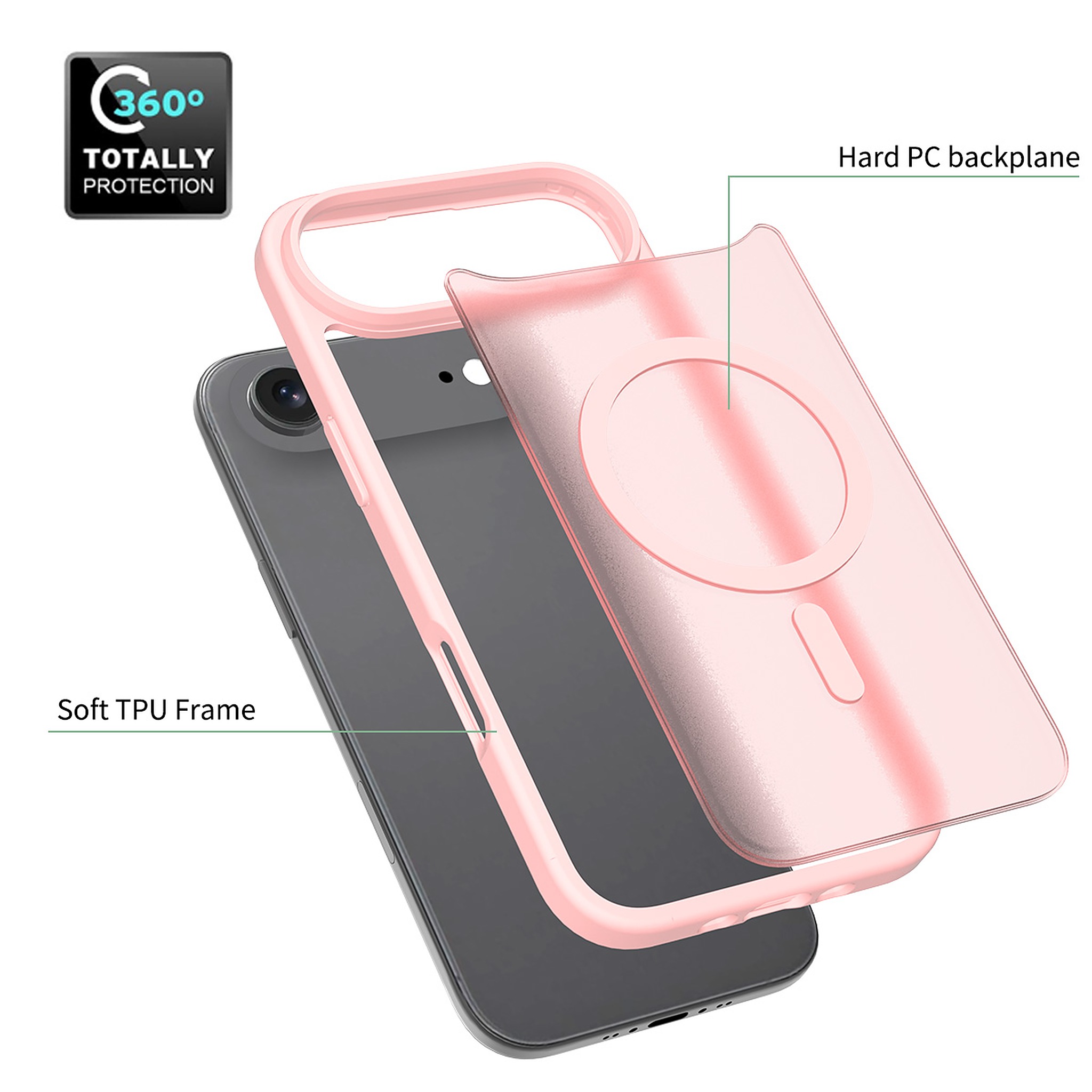 SendaFit Matte Skin-Feel Two-in-One MagSafe Case for iPhone 17 Air detail 26