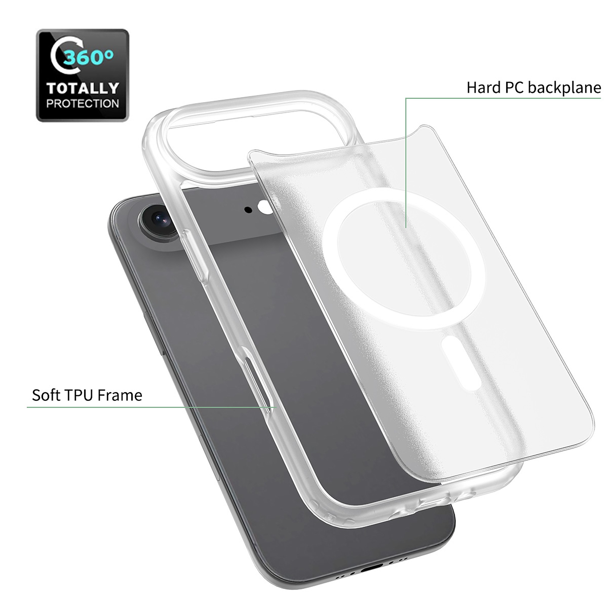 SendaFit Matte Skin-Feel Two-in-One MagSafe Case for iPhone 17 Air detail 27