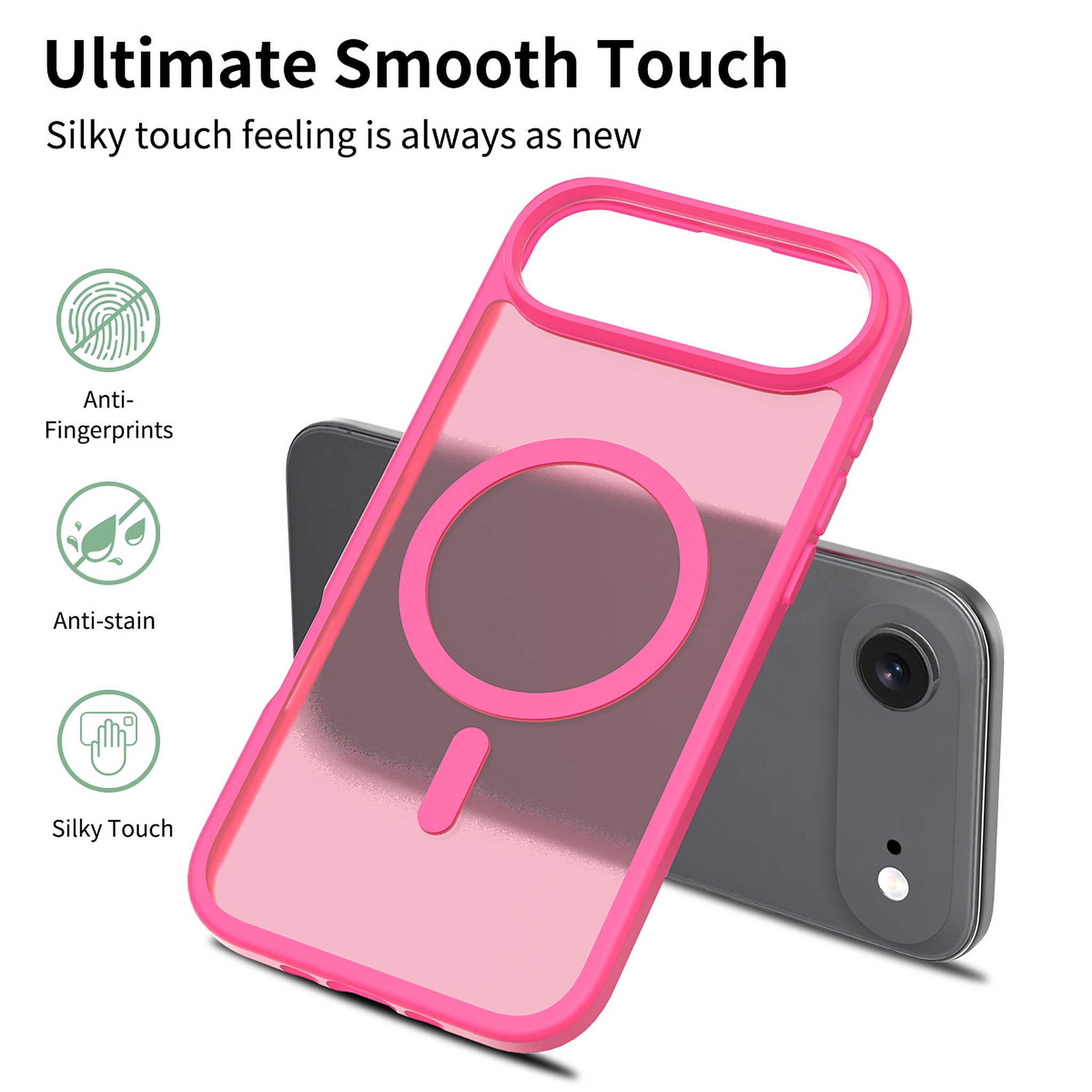 SendaFit Matte Skin-Feel Two-in-One MagSafe Case for iPhone 17 Air detail 3