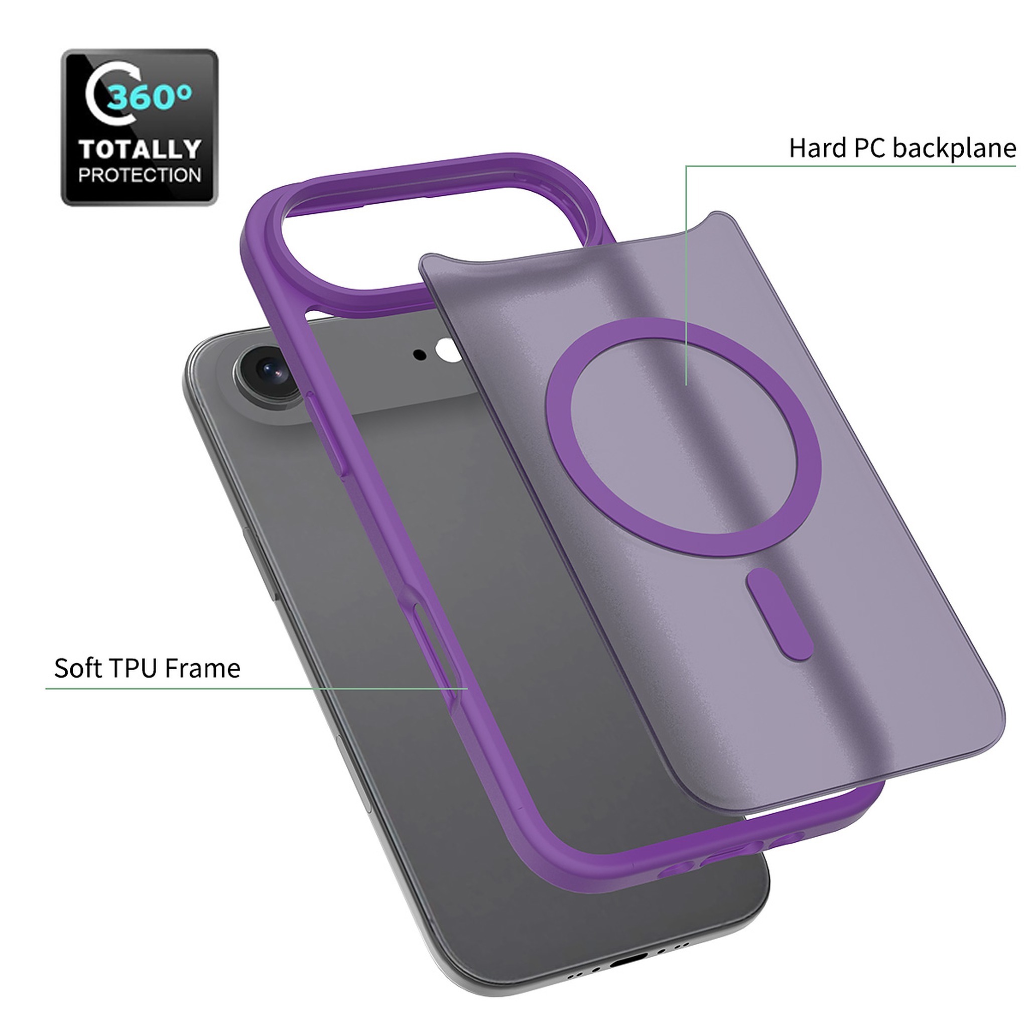 SendaFit Matte Skin-Feel Two-in-One MagSafe Case for iPhone 17 Air detail 31