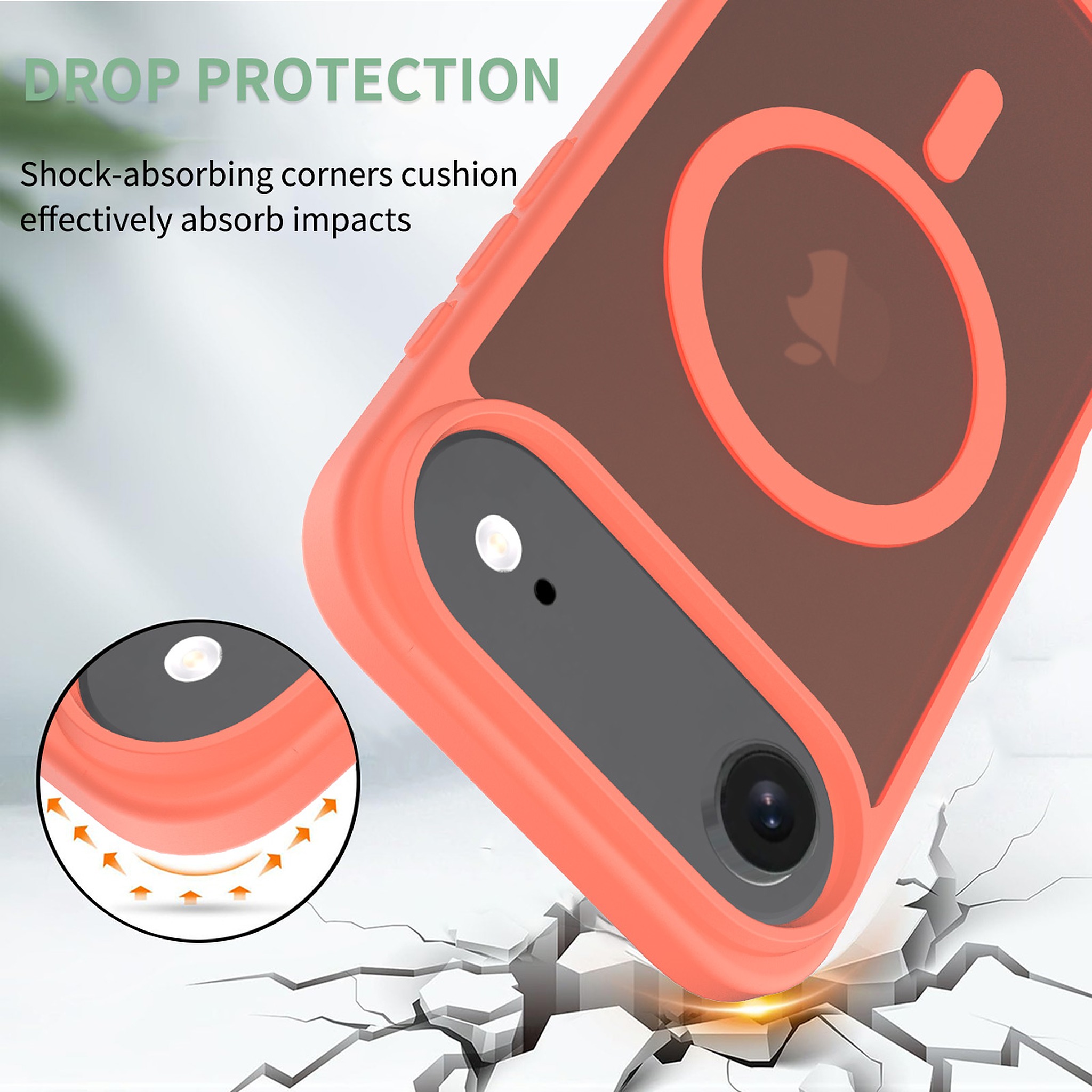 SendaFit Matte Skin-Feel Two-in-One MagSafe Case for iPhone 17 Air detail 34