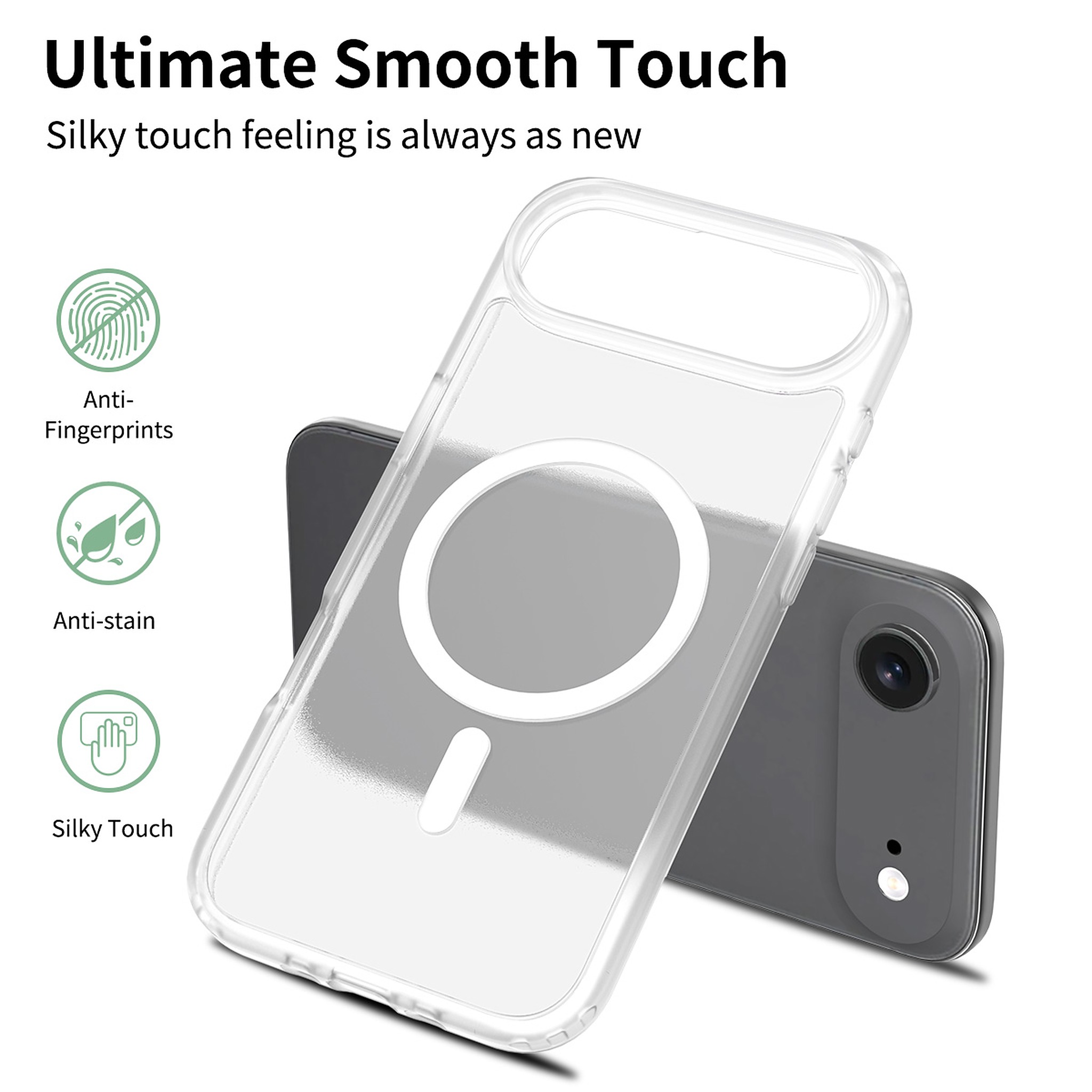 SendaFit Matte Skin-Feel Two-in-One MagSafe Case for iPhone 17 Air detail 5