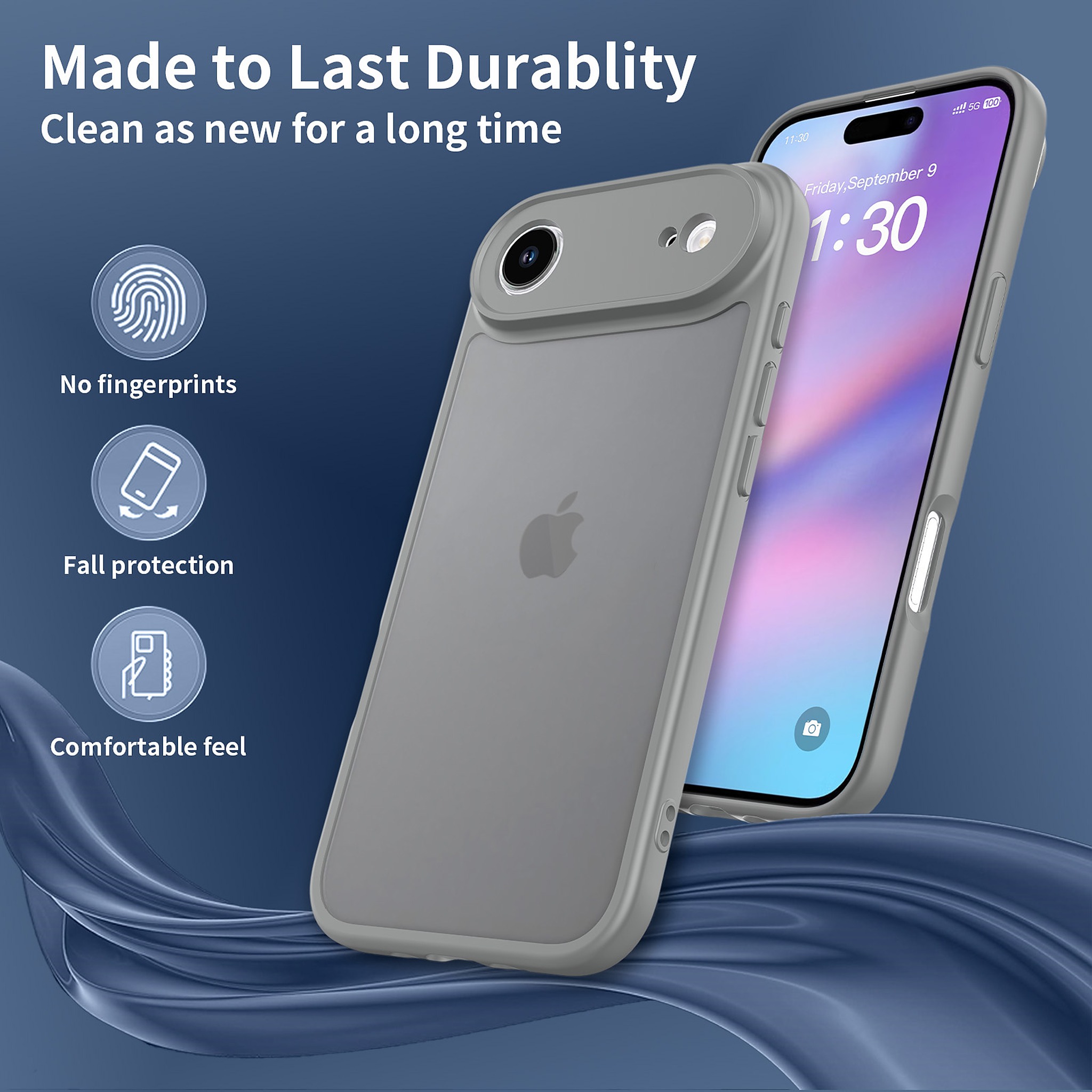 SendaFit Precise-Cutout Matte Skin-Feel Case for iPhone 17 Air detail 11