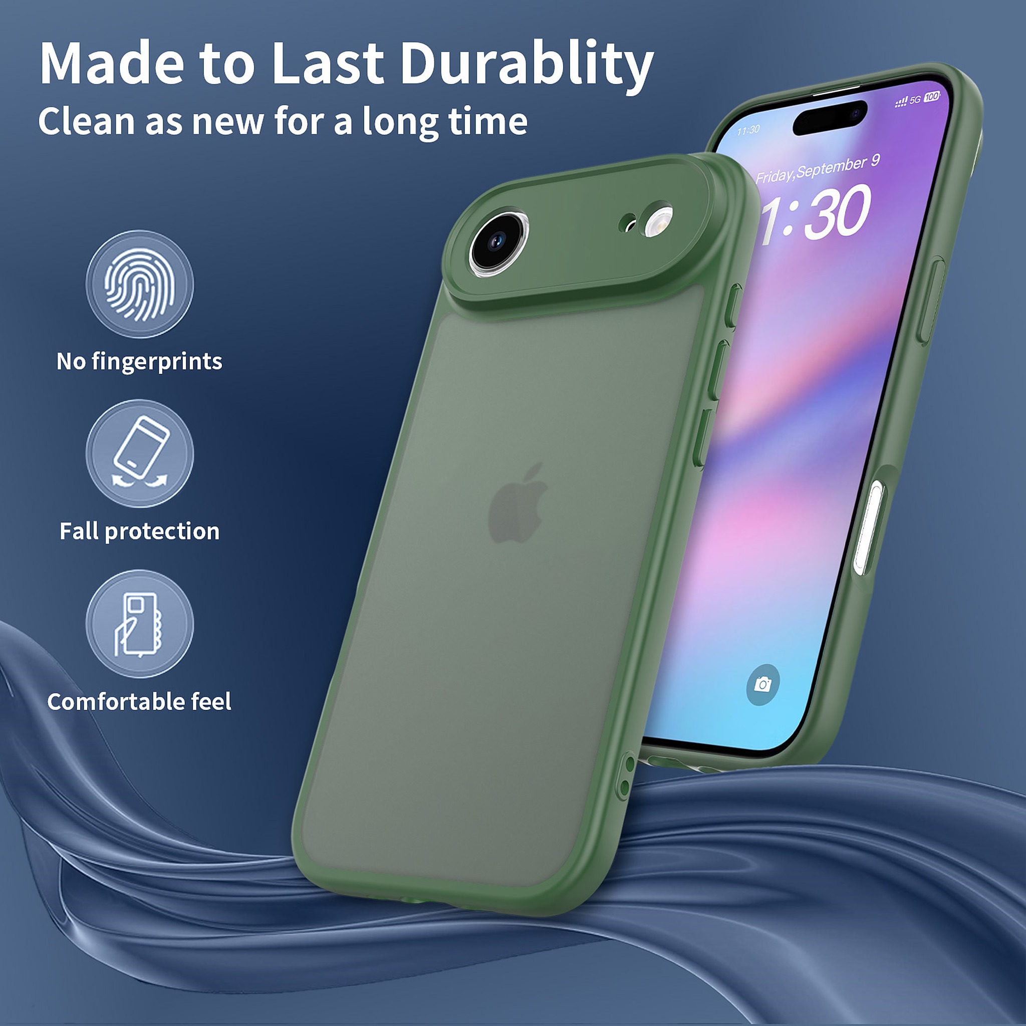 SendaFit Precise-Cutout Matte Skin-Feel Case for iPhone 17 Air detail 15