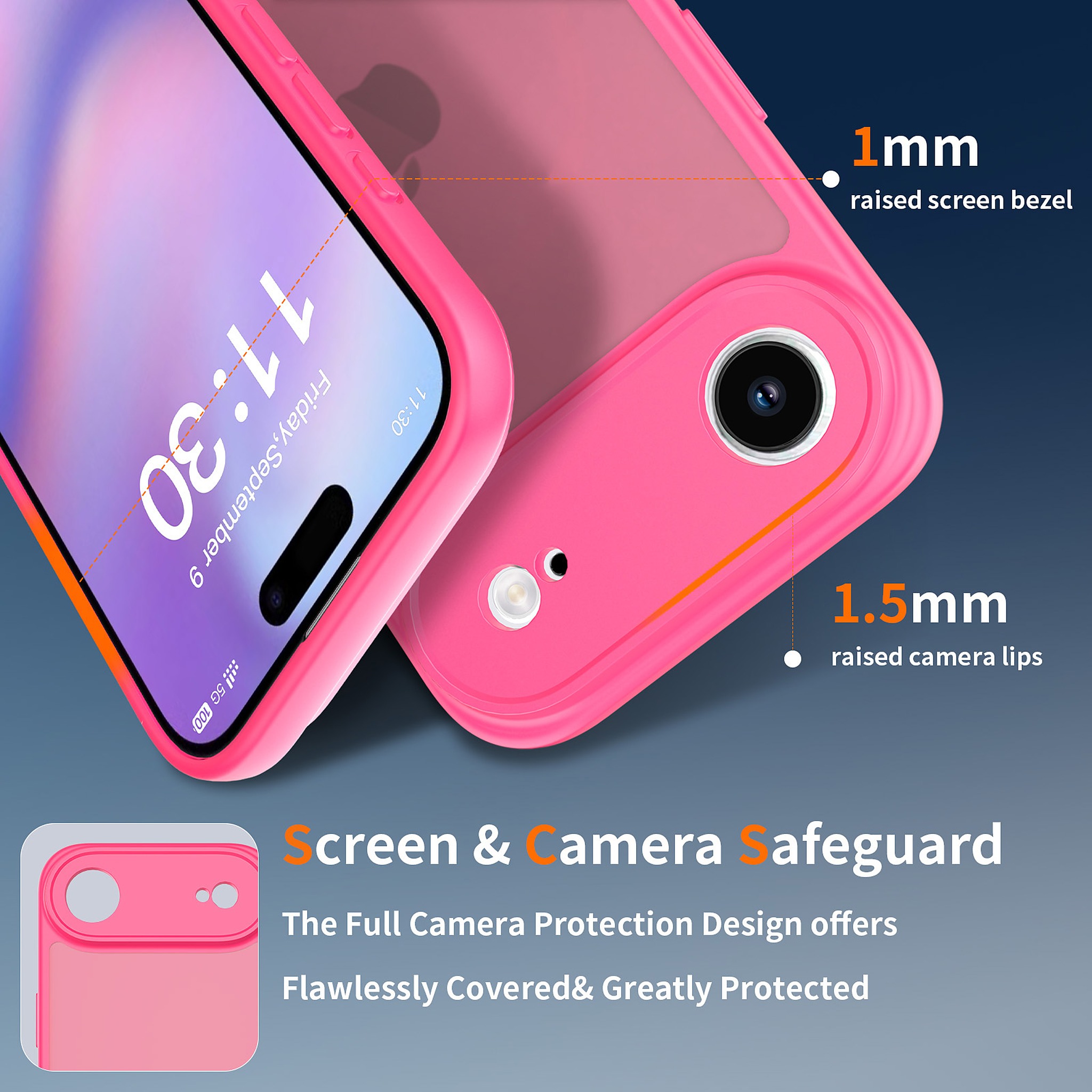 SendaFit Precise-Cutout Matte Skin-Feel Case for iPhone 17 Air detail 4