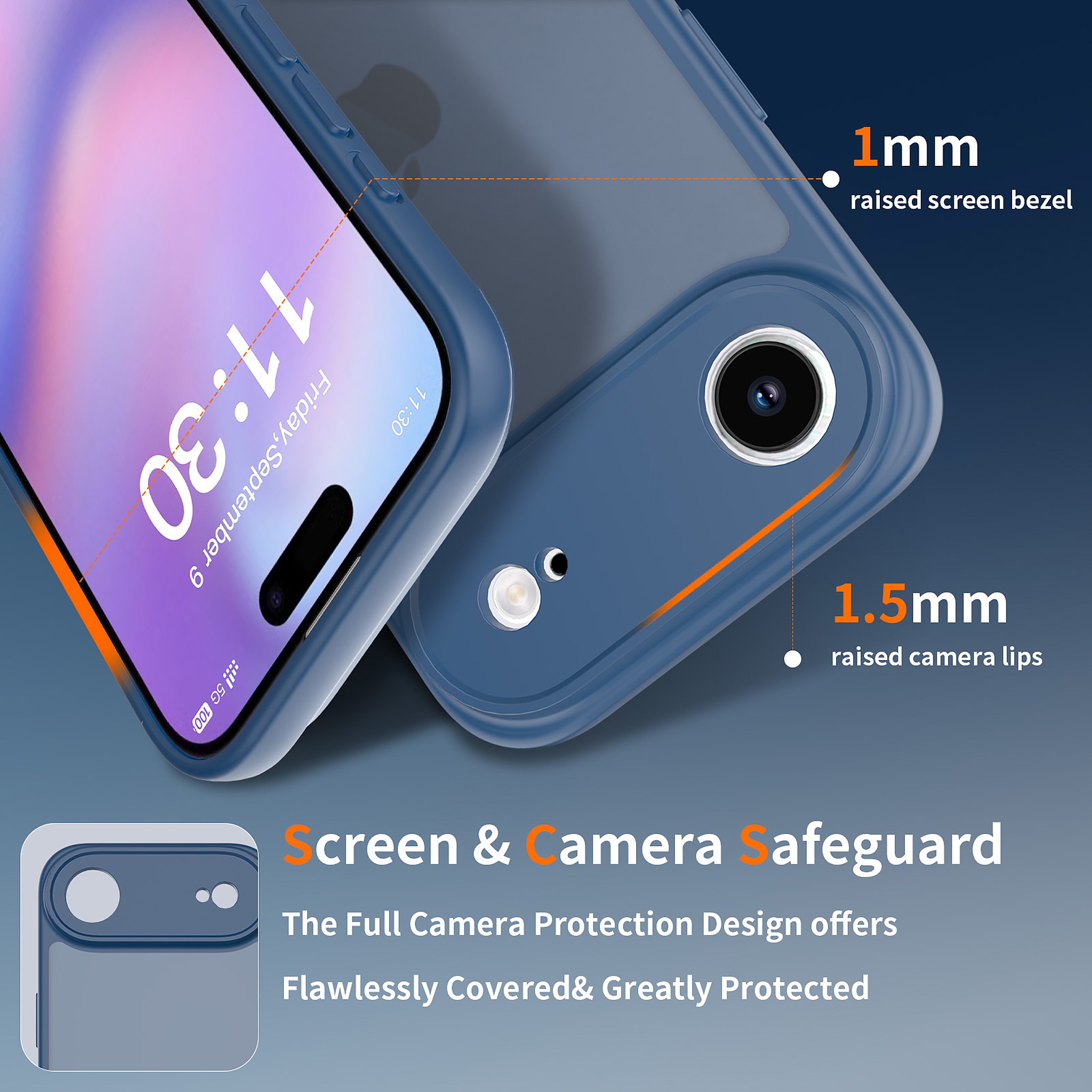 SendaFit Precise-Cutout Matte Skin-Feel Case for iPhone 17 Air detail 9