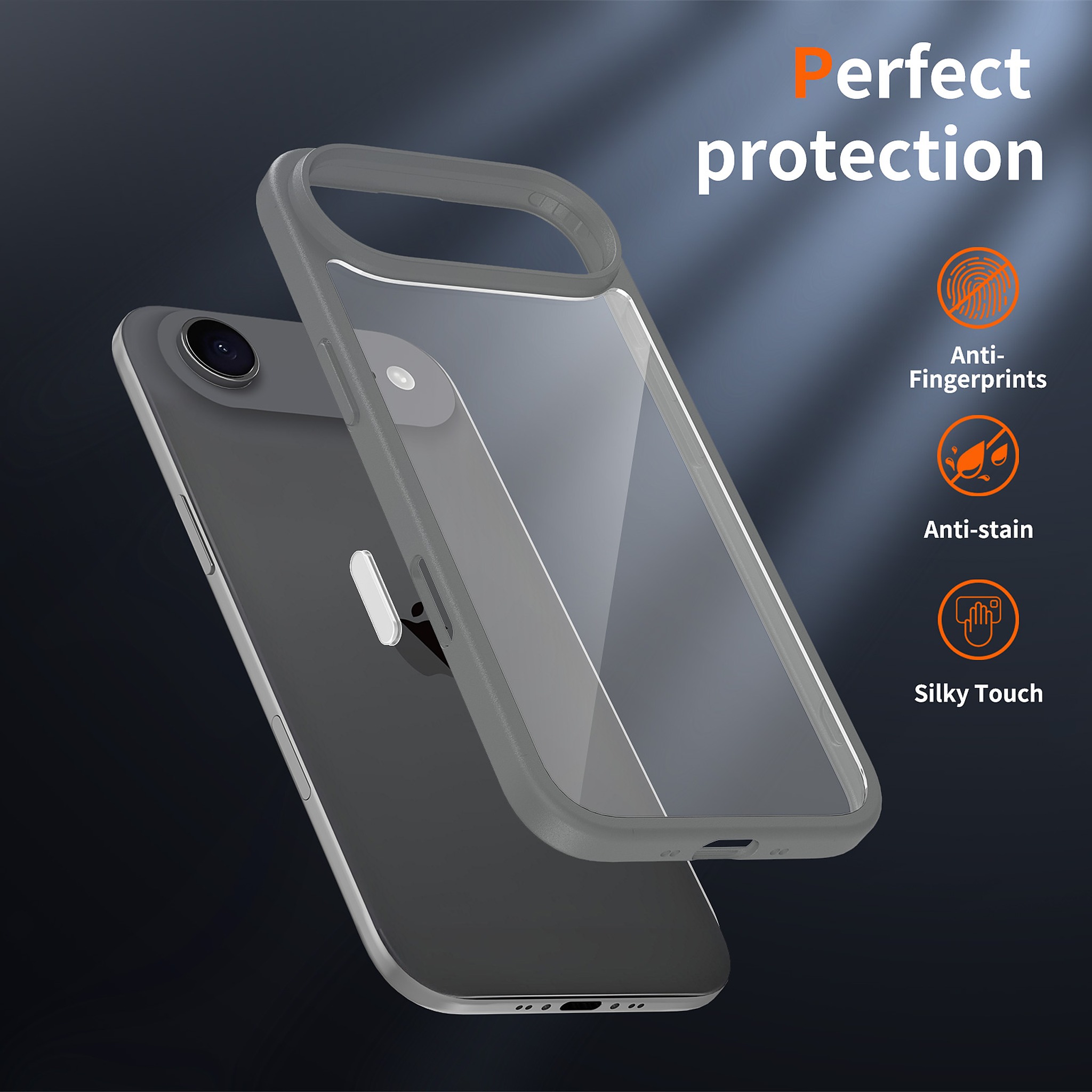 SendaFit Clear Two-in-One Camera-Button Case for iPhone 17 Air detail 15