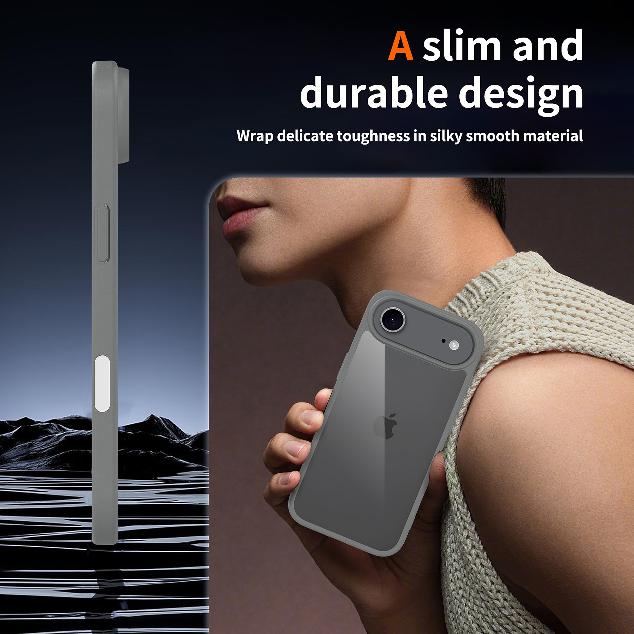 SendaFit Clear Two-in-One Camera-Button Case for iPhone 17 Air detail 22
