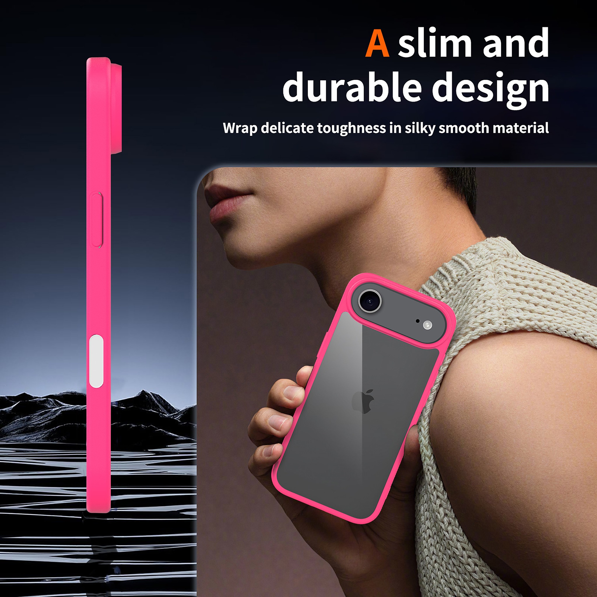 SendaFit Clear Two-in-One Camera-Button Case for iPhone 17 Air detail 23