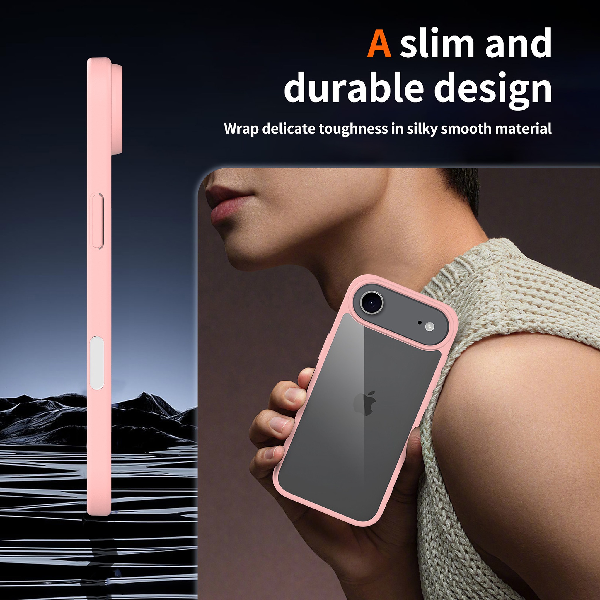 SendaFit Clear Two-in-One Camera-Button Case for iPhone 17 Air detail 24