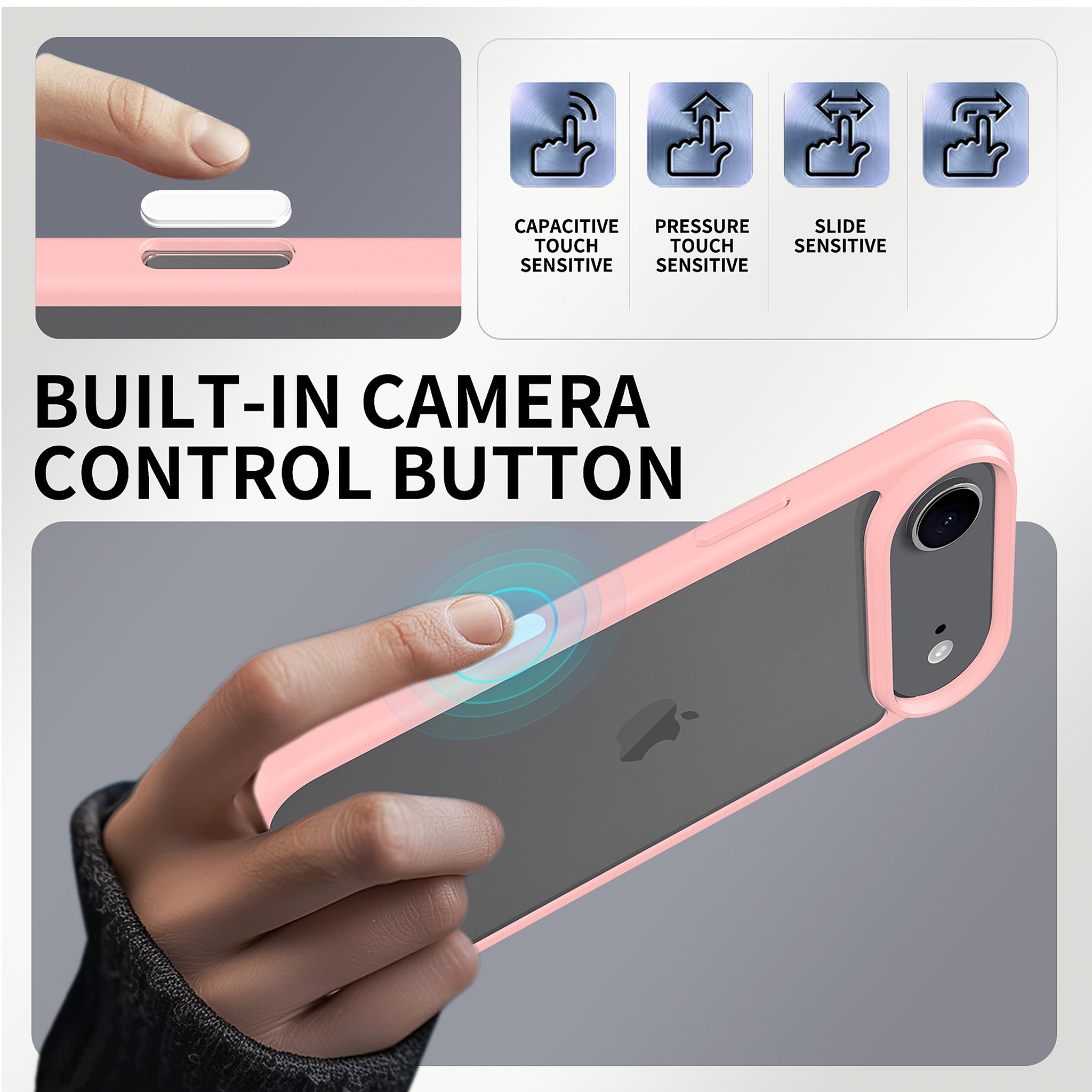 SendaFit Clear Two-in-One Camera-Button Case for iPhone 17 Air detail 31