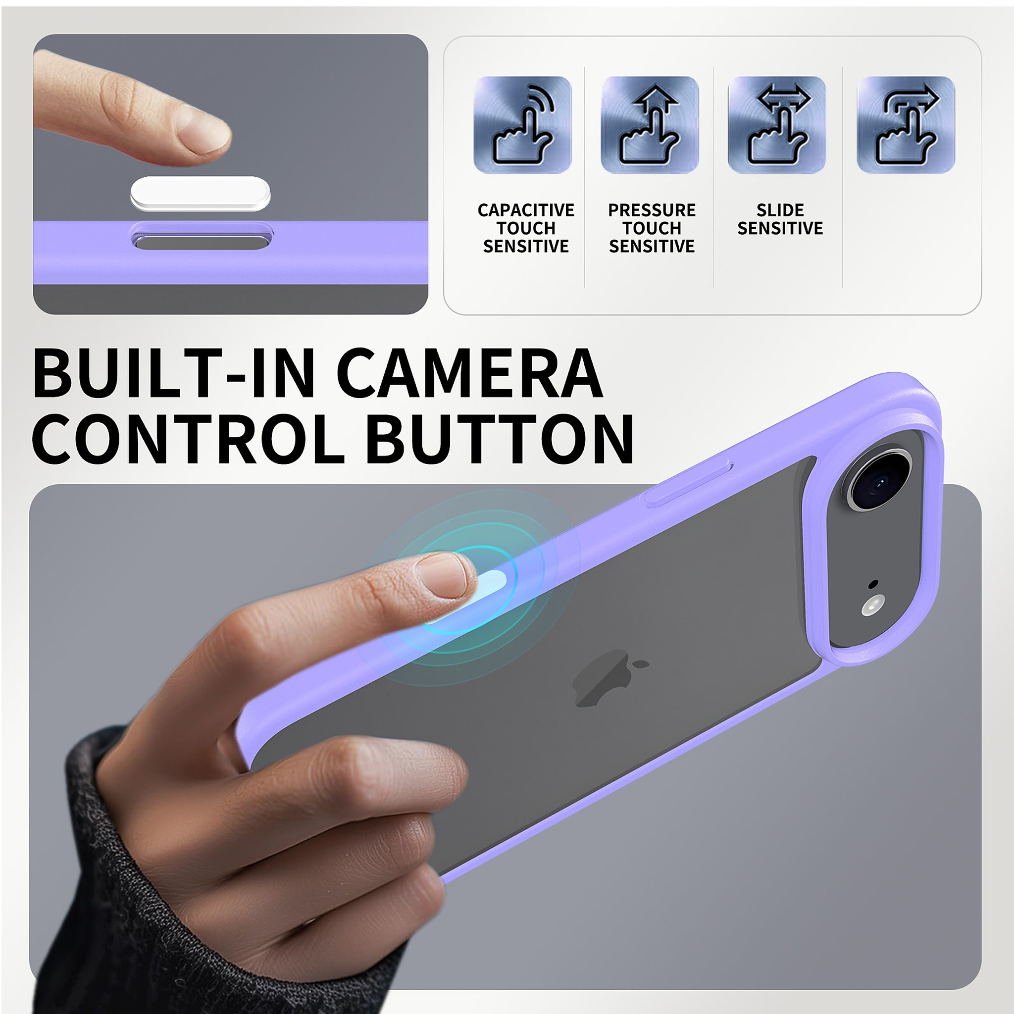 SendaFit Clear Two-in-One Camera-Button Case for iPhone 17 Air detail 32