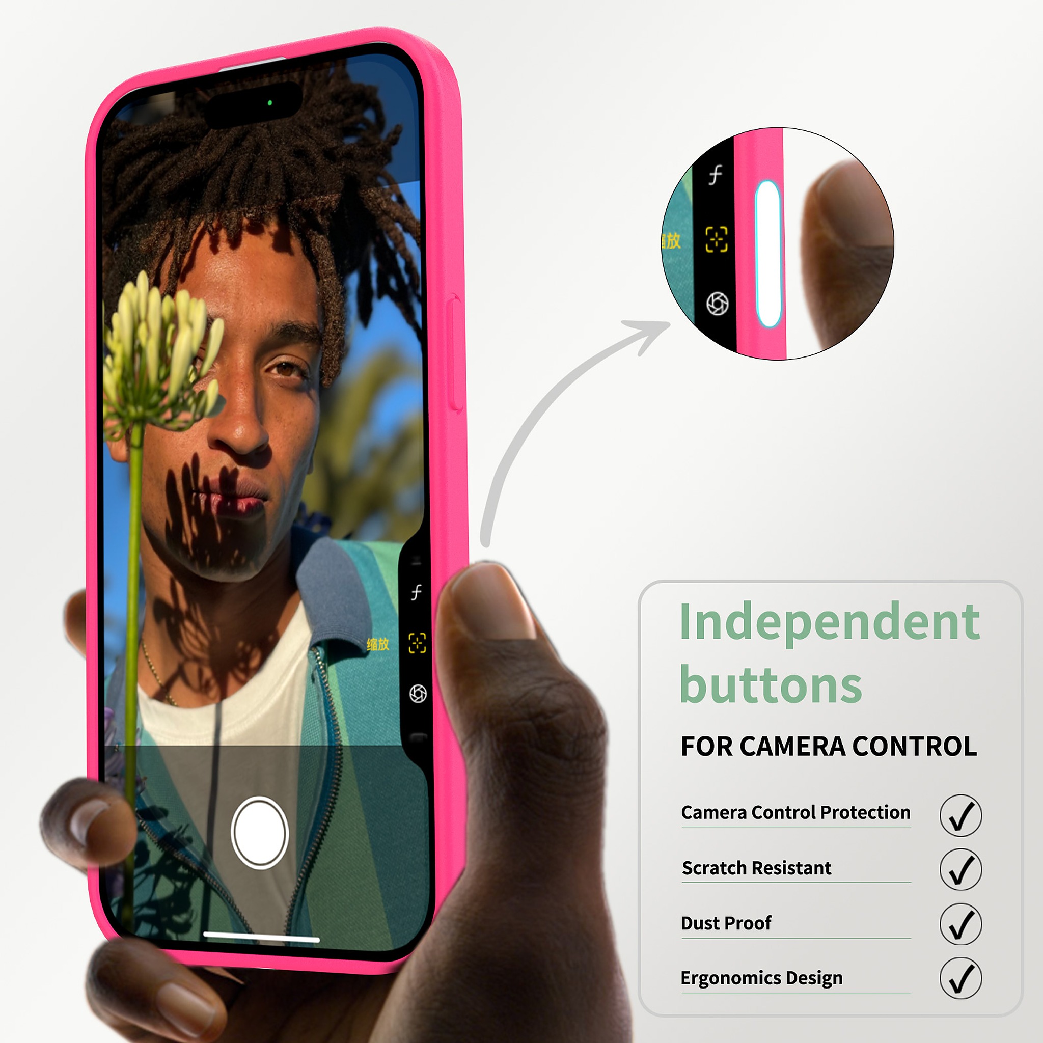 SendaFit Clear Two-in-One Camera-Button Case for iPhone 17 Air detail 37