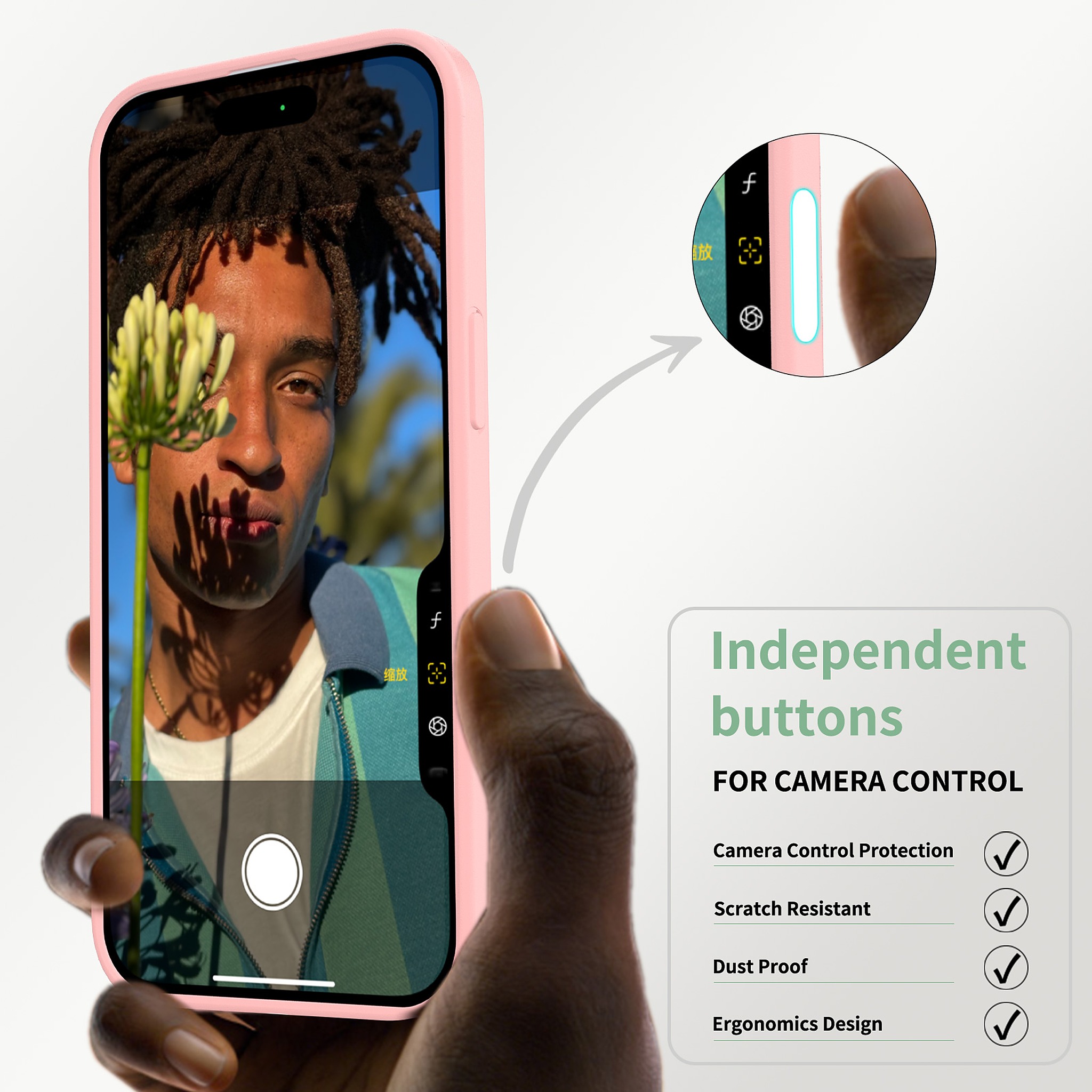SendaFit Clear Two-in-One Camera-Button Case for iPhone 17 Air detail 38