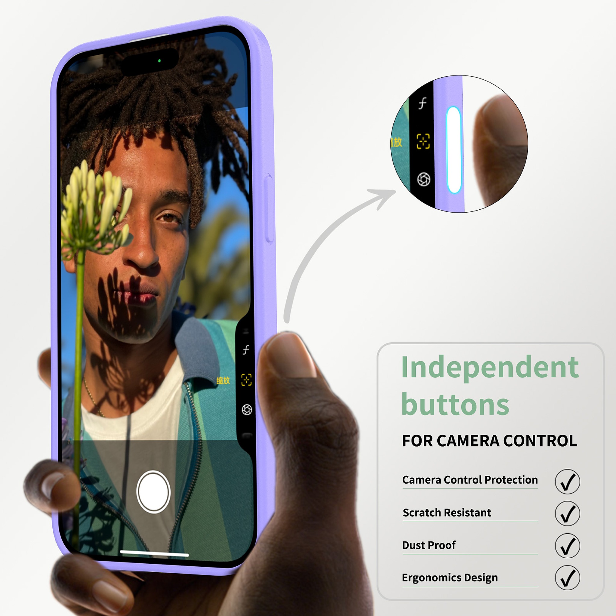 SendaFit Clear Two-in-One Camera-Button Case for iPhone 17 Air detail 39