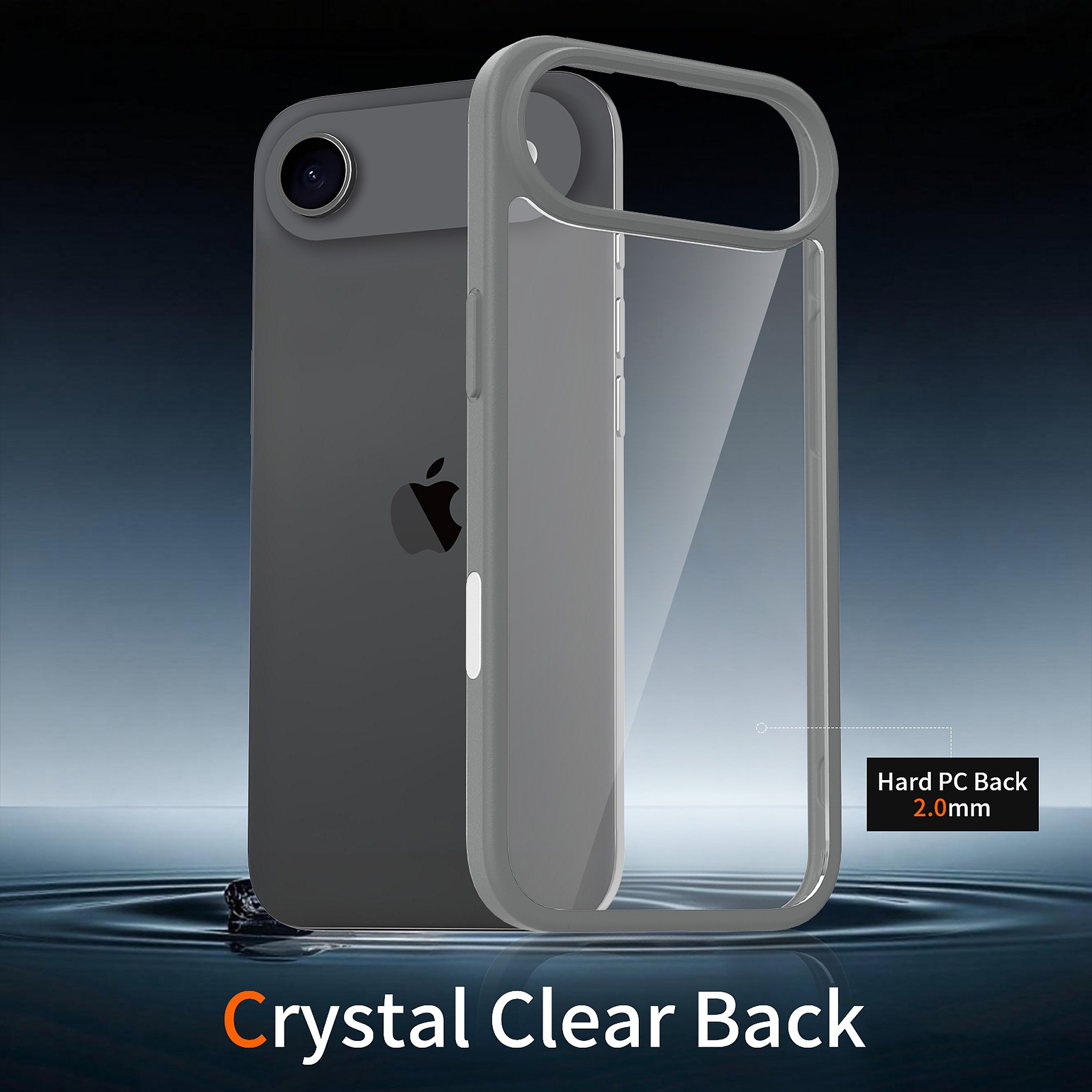 SendaFit Clear Two-in-One Camera-Button Case for iPhone 17 Air detail 8