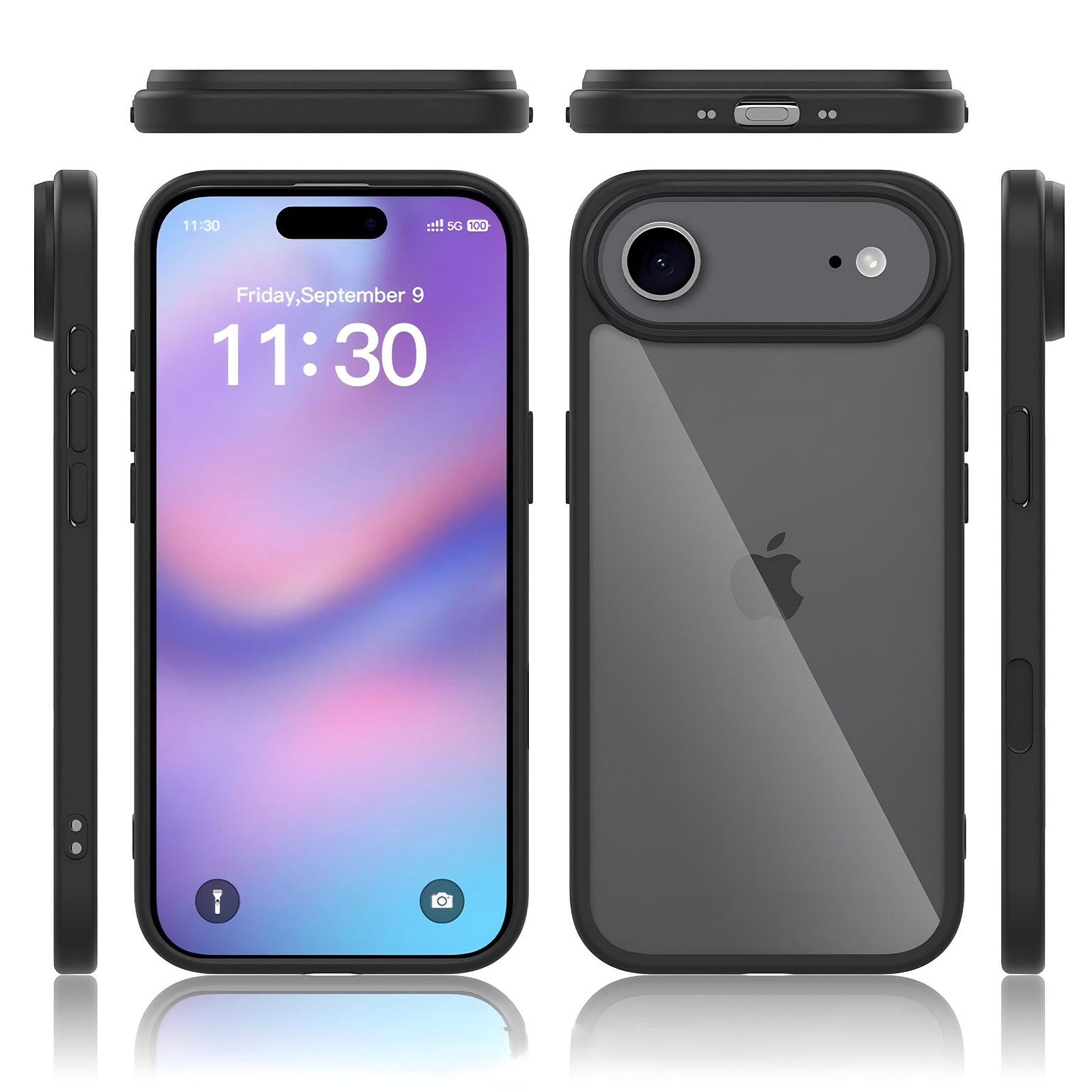 SendaFit Clear Two-in-One Camera-Button Case for iPhone 17 Air